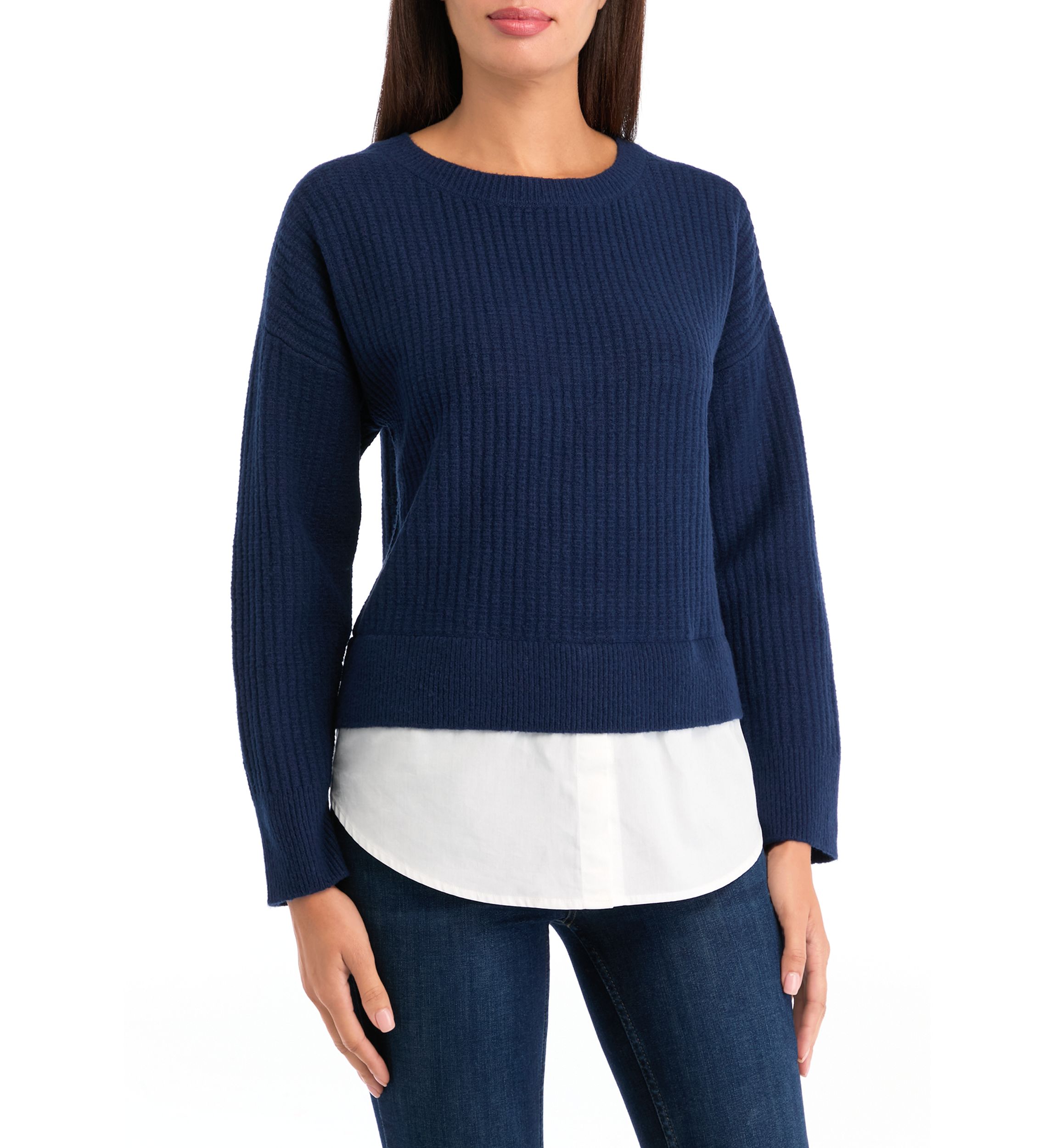 Womens Twofer Sweater