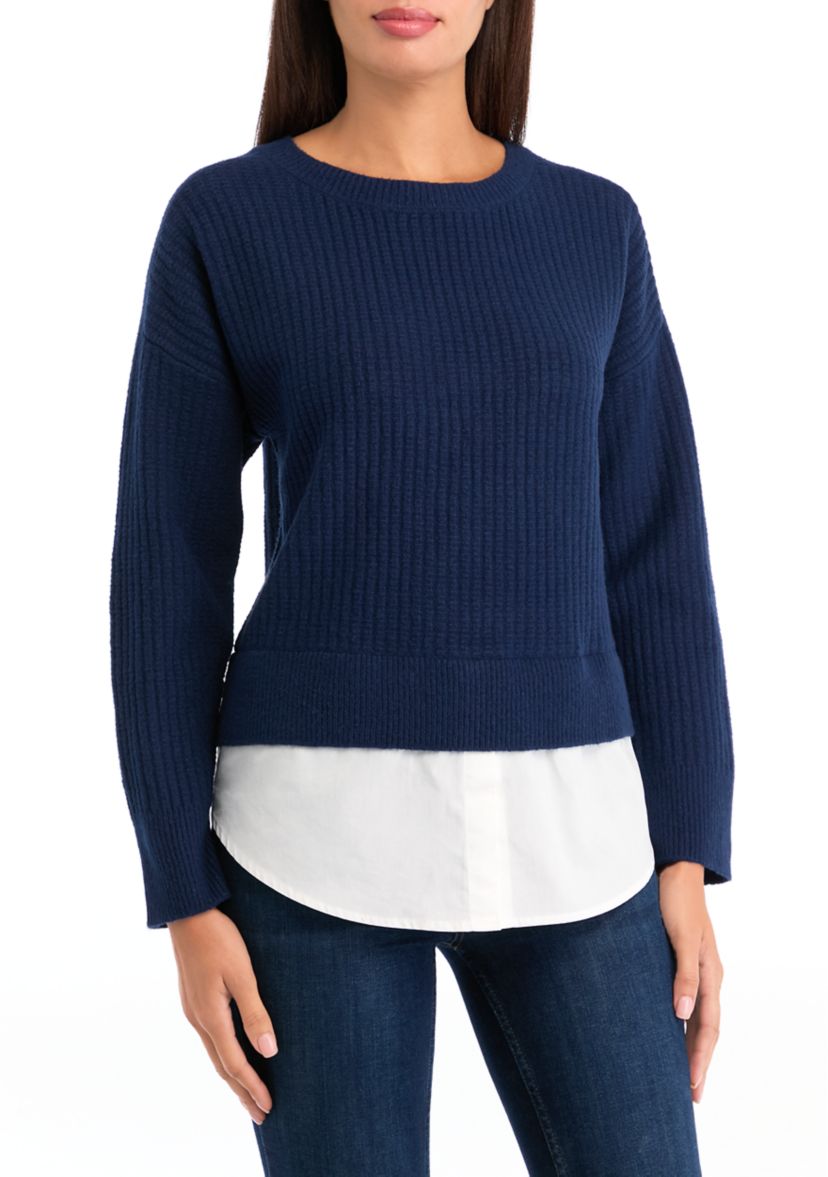 Womens Twofer Sweater