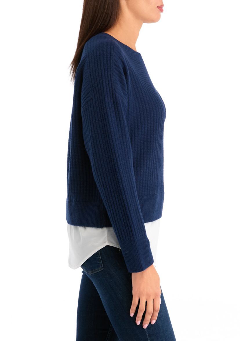 Womens Twofer Sweater