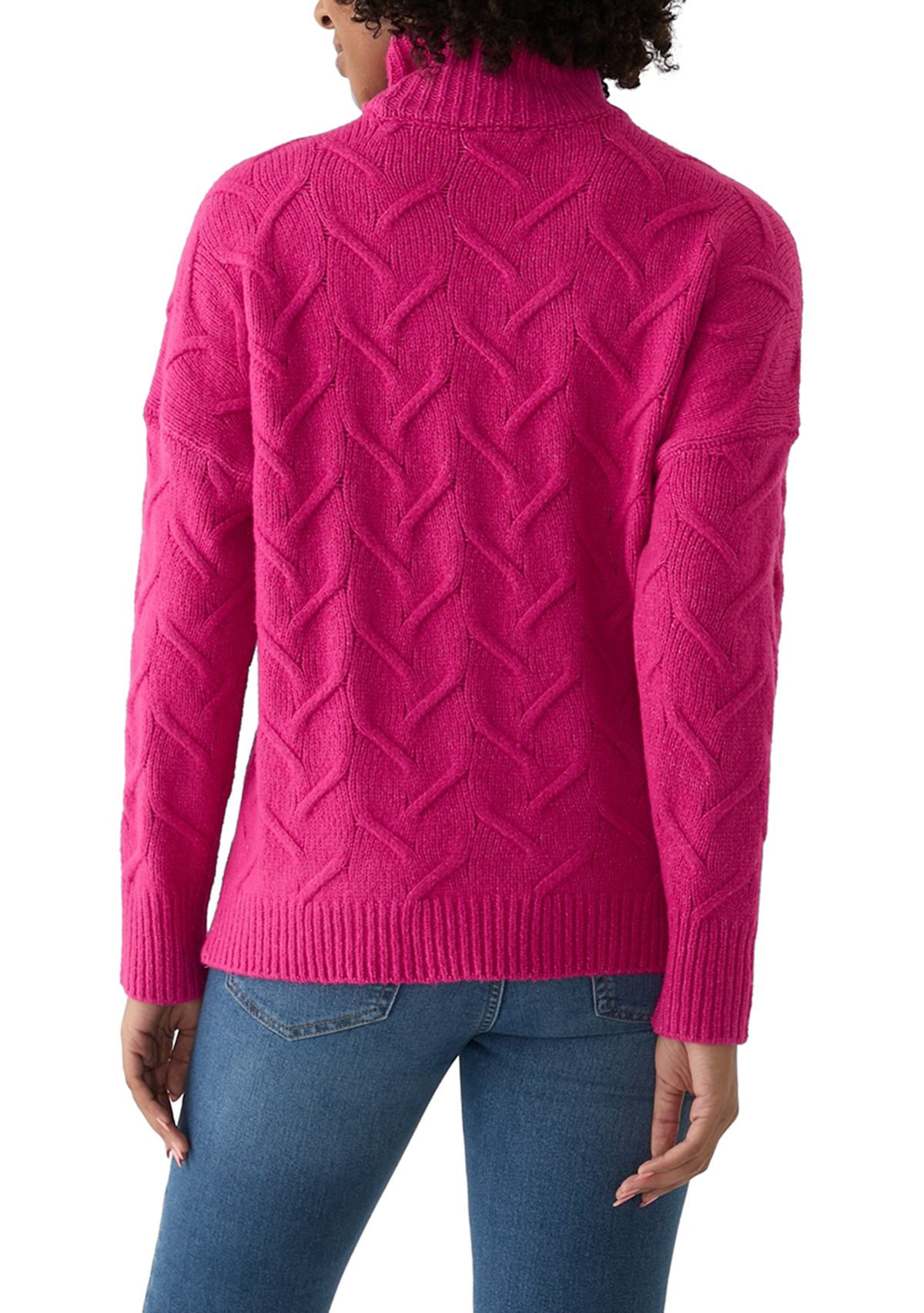 Womens Textured Sweater