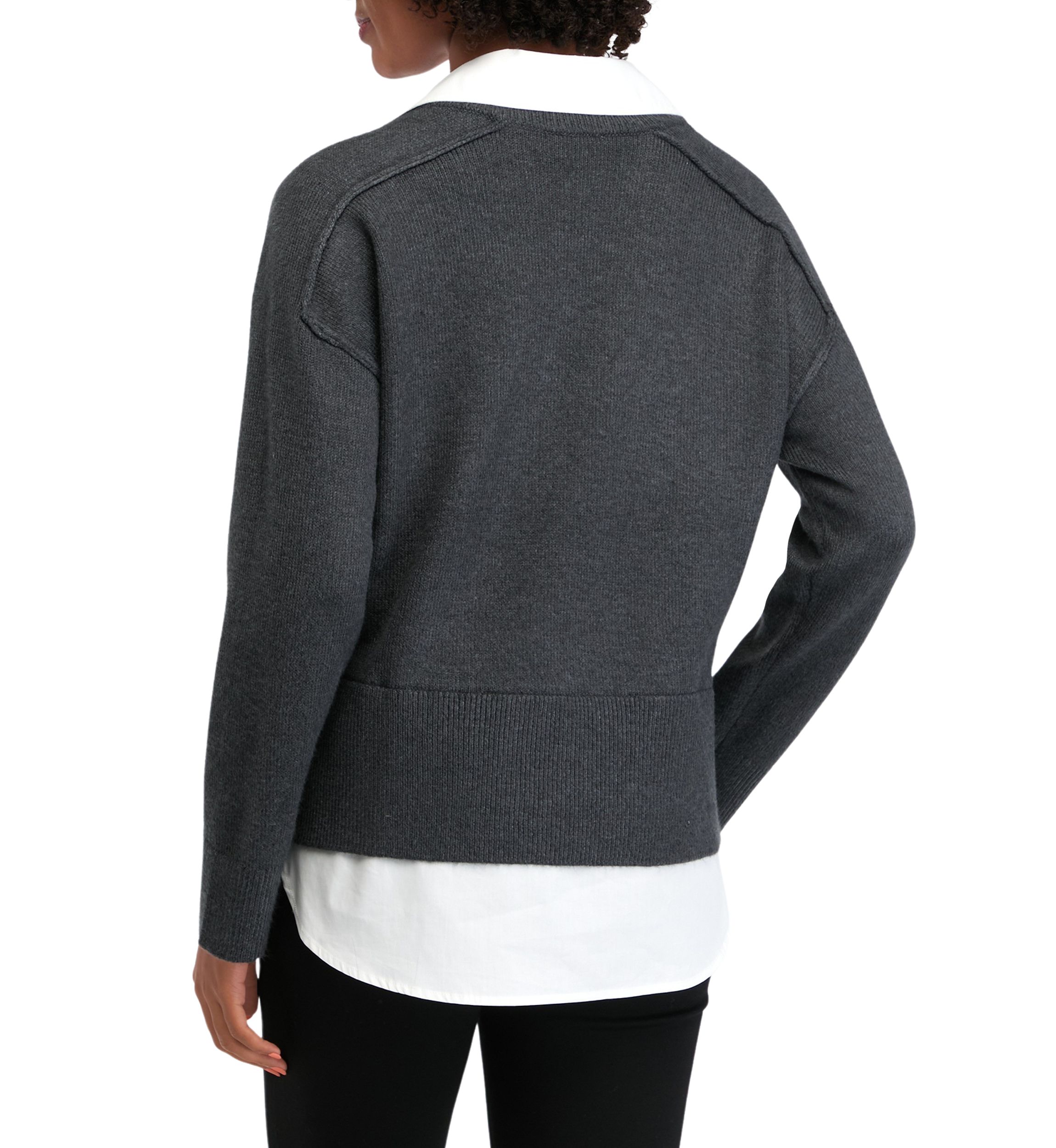Womens 2Fer Sweater