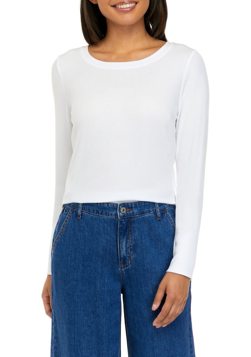 Long Sleeve Crew Knit Shirt 