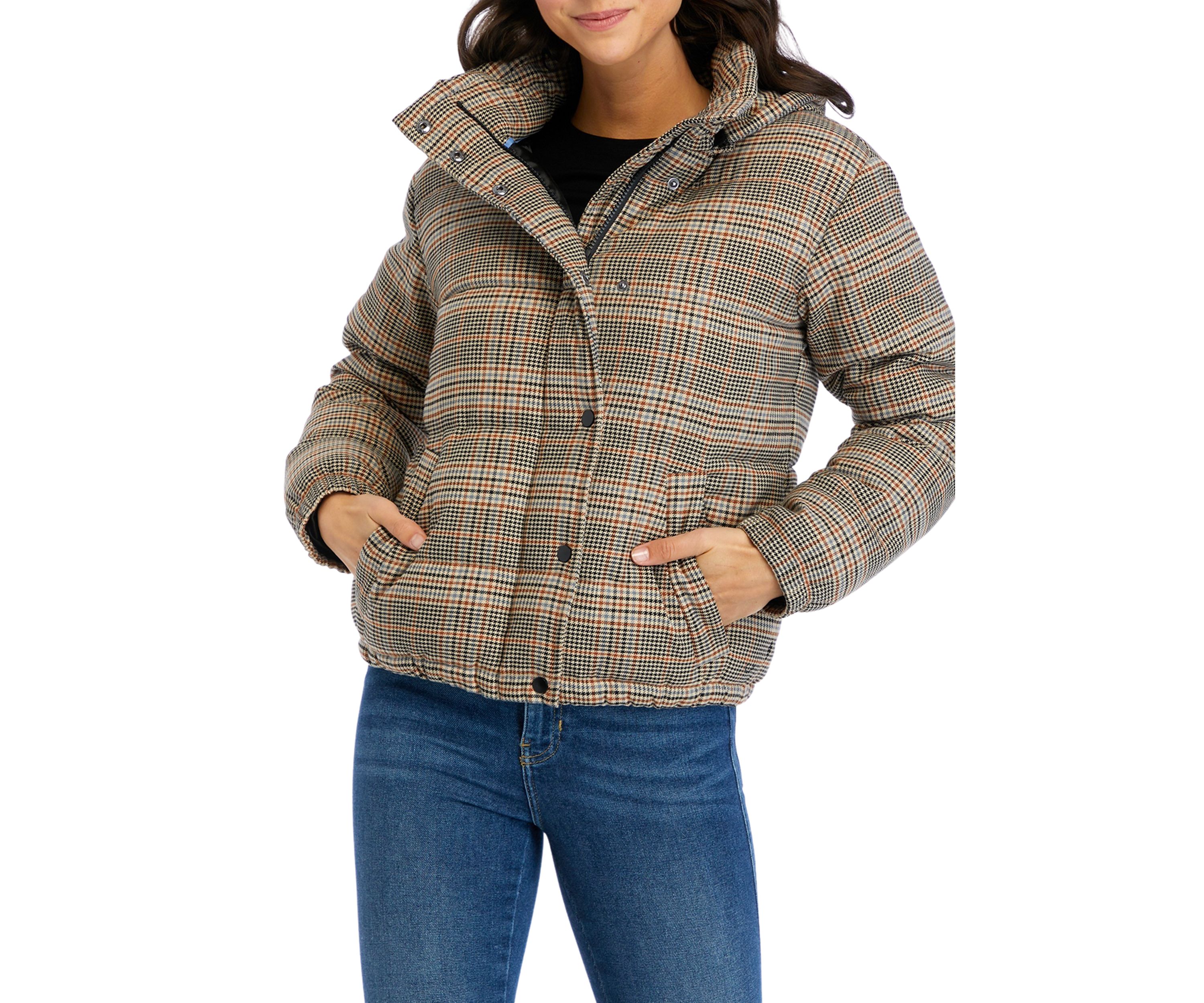 Womens Long Sleeve Puffer Jacket