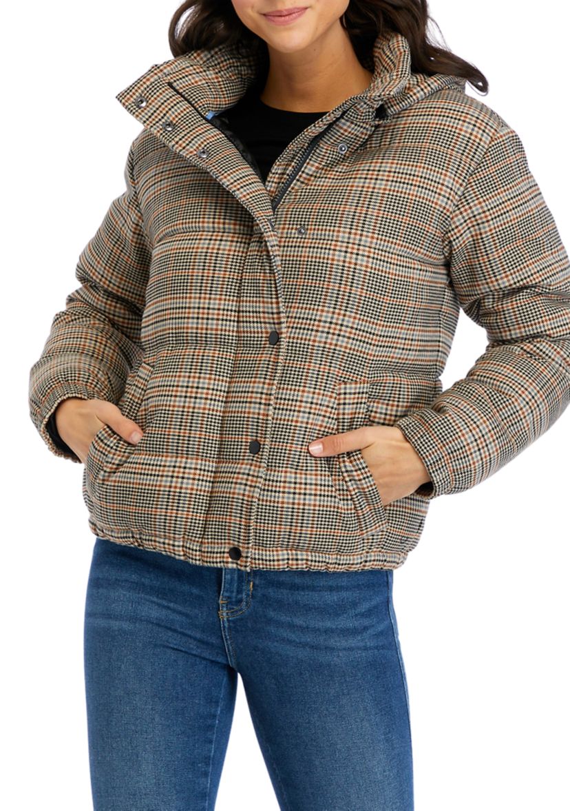 Womens Long Sleeve Puffer Jacket