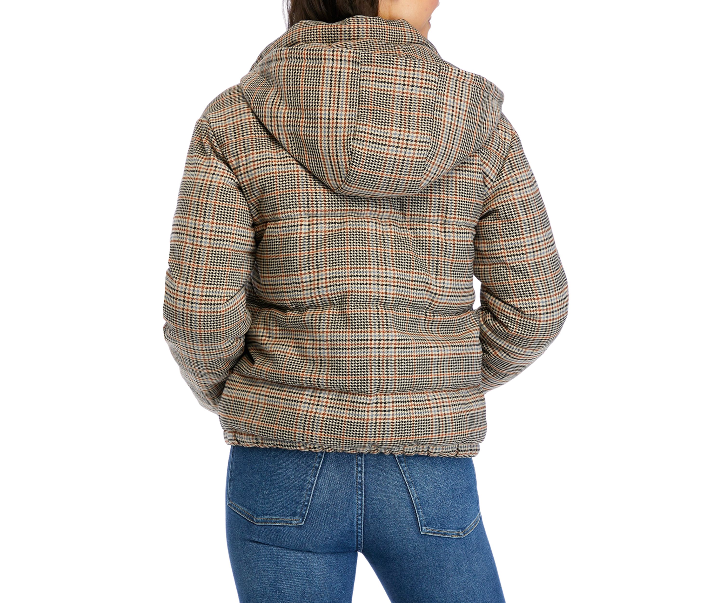 Womens Long Sleeve Puffer Jacket