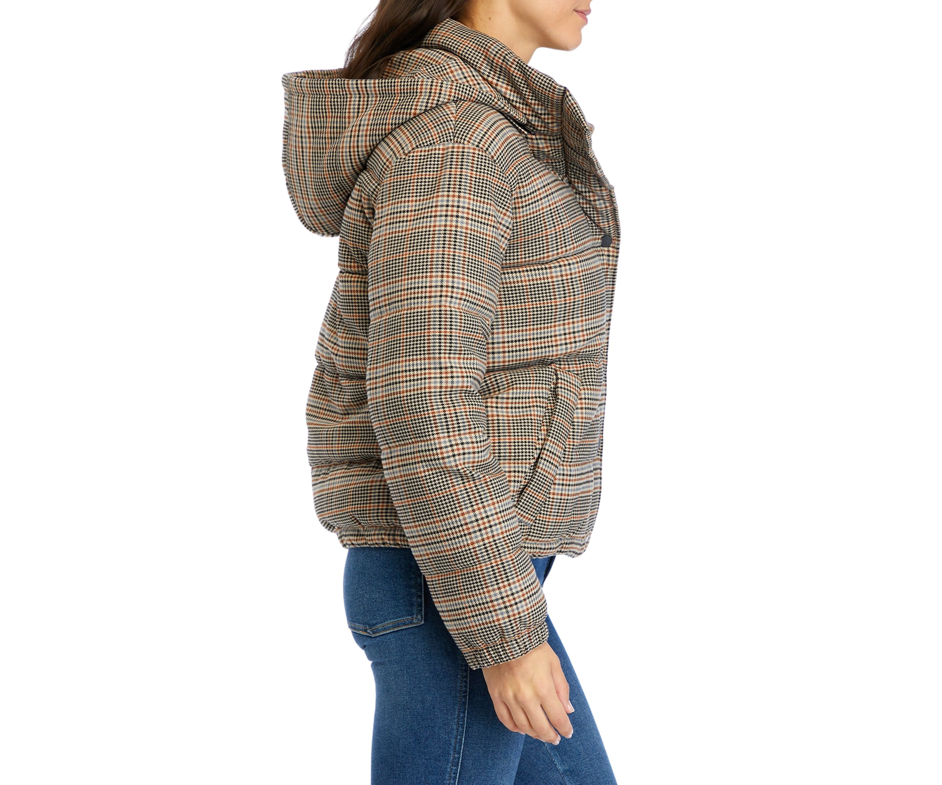Womens Long Sleeve Puffer Jacket
