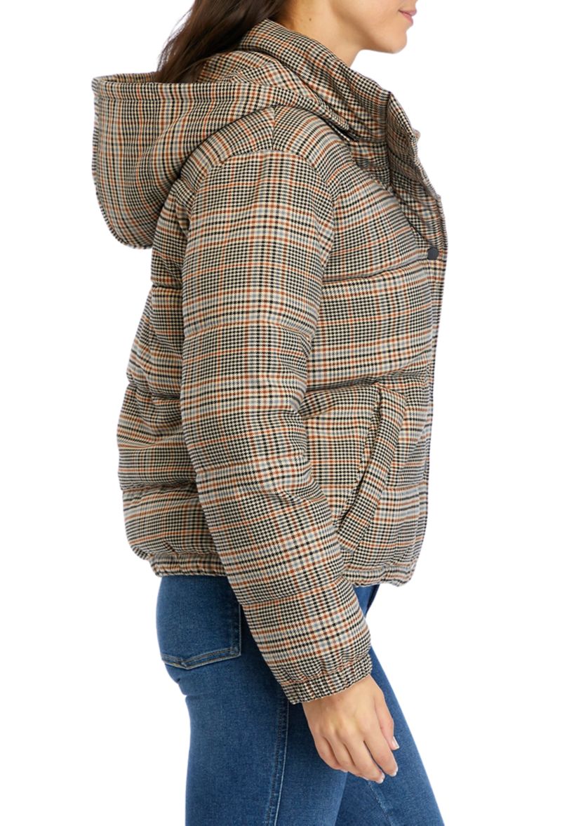 Womens Long Sleeve Puffer Jacket
