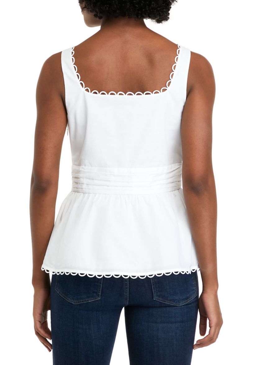 Womens Sleeveless Empire Tank Top