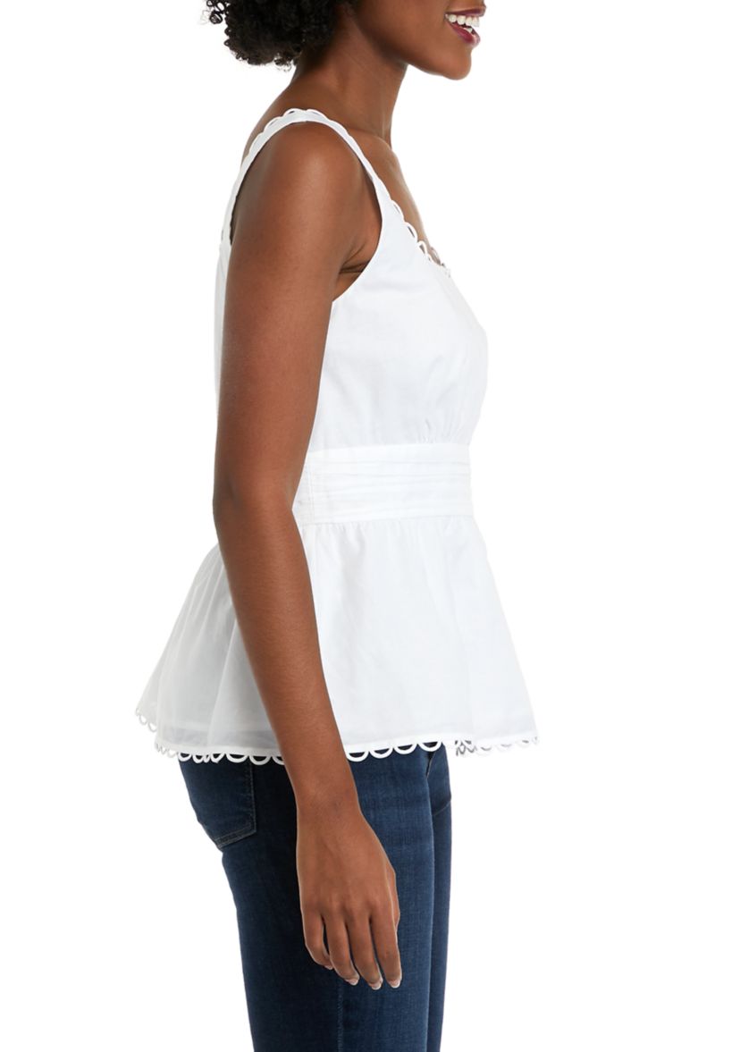 Womens Sleeveless Empire Tank Top
