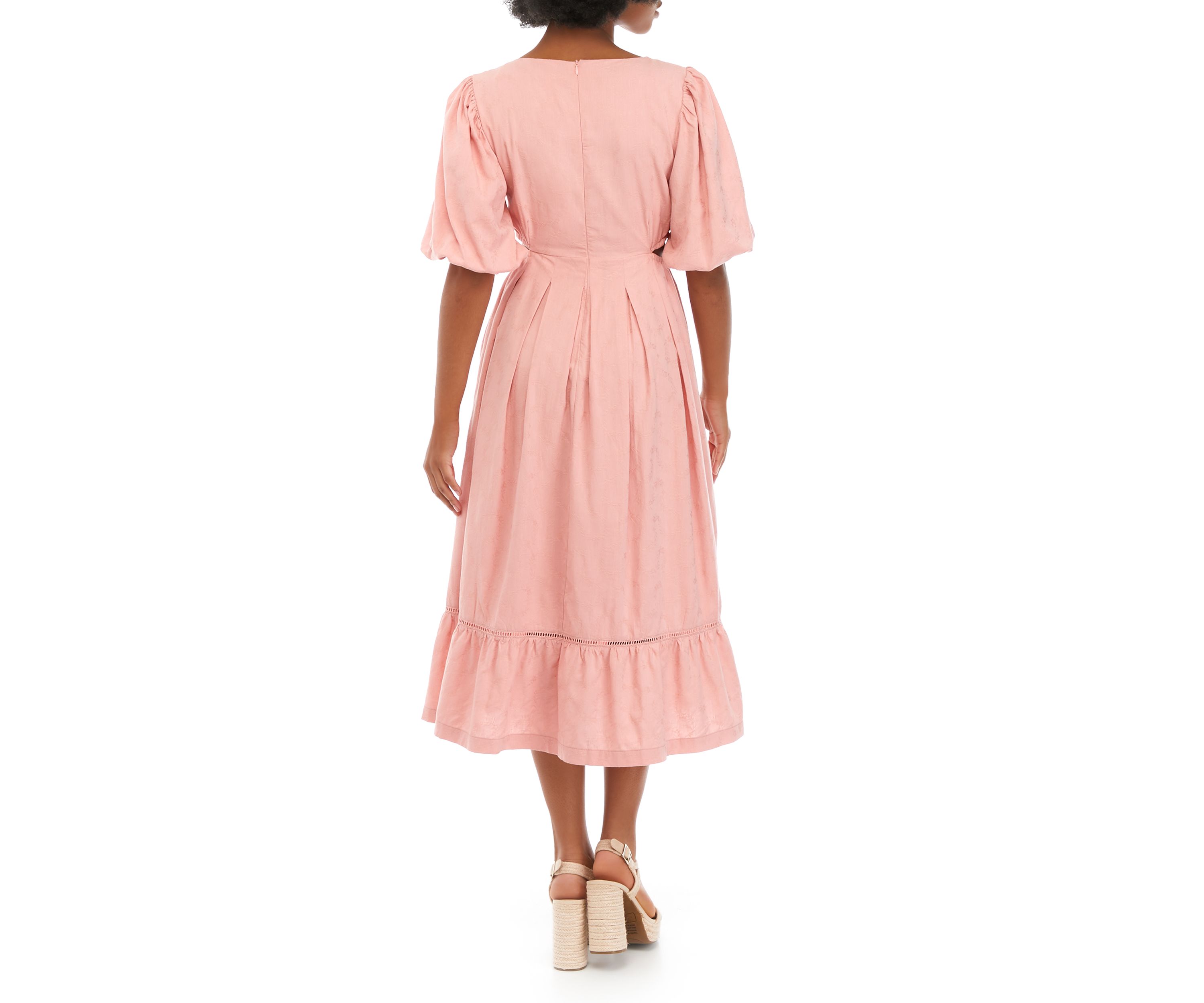 Womens Bird Song Midi Dress