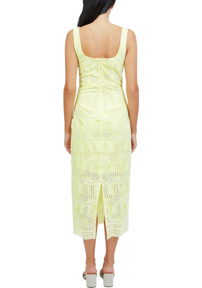 Womens Lemon Drop Midi Dress