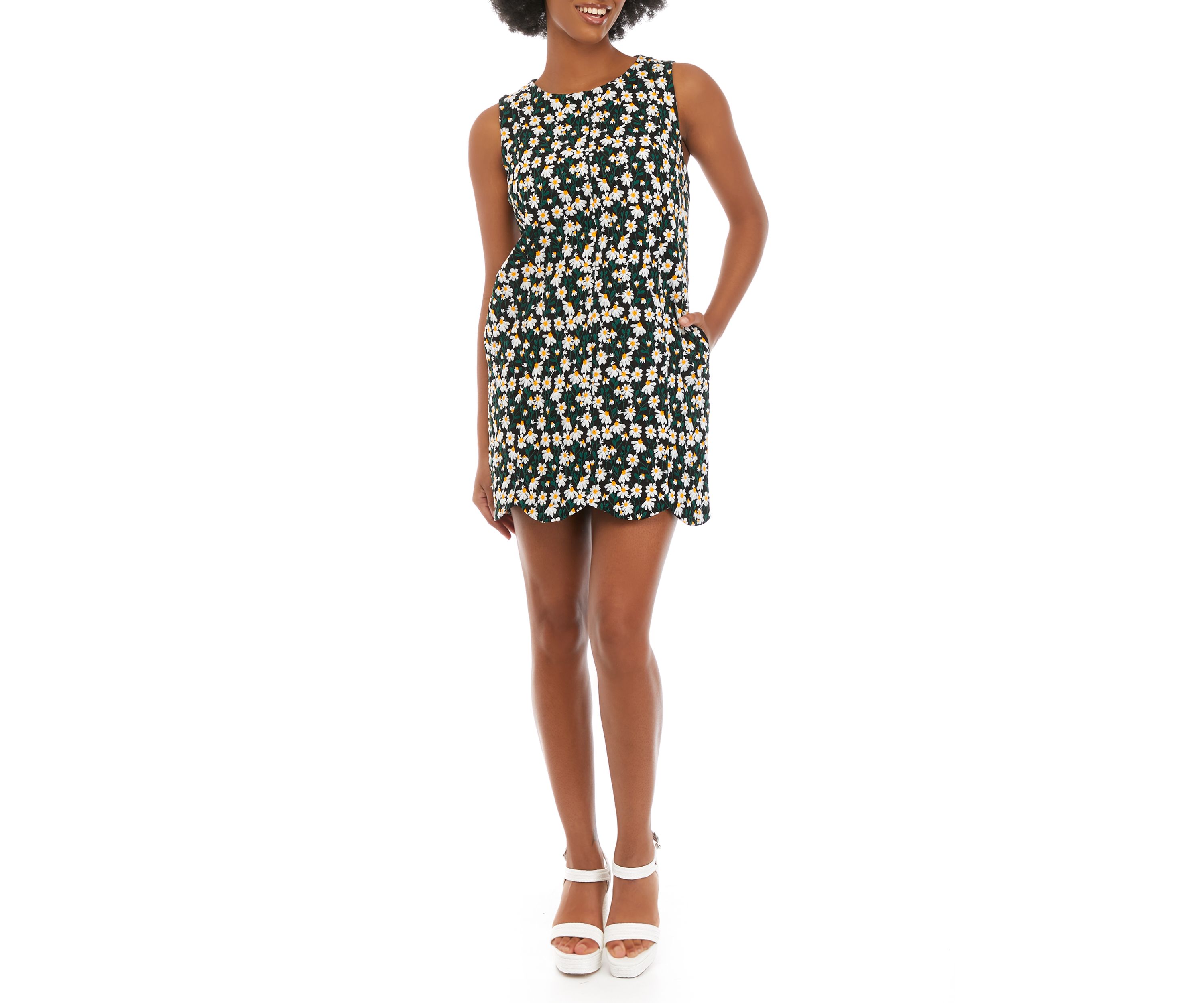 Womens Chamomile Hills Mini Shift Dress