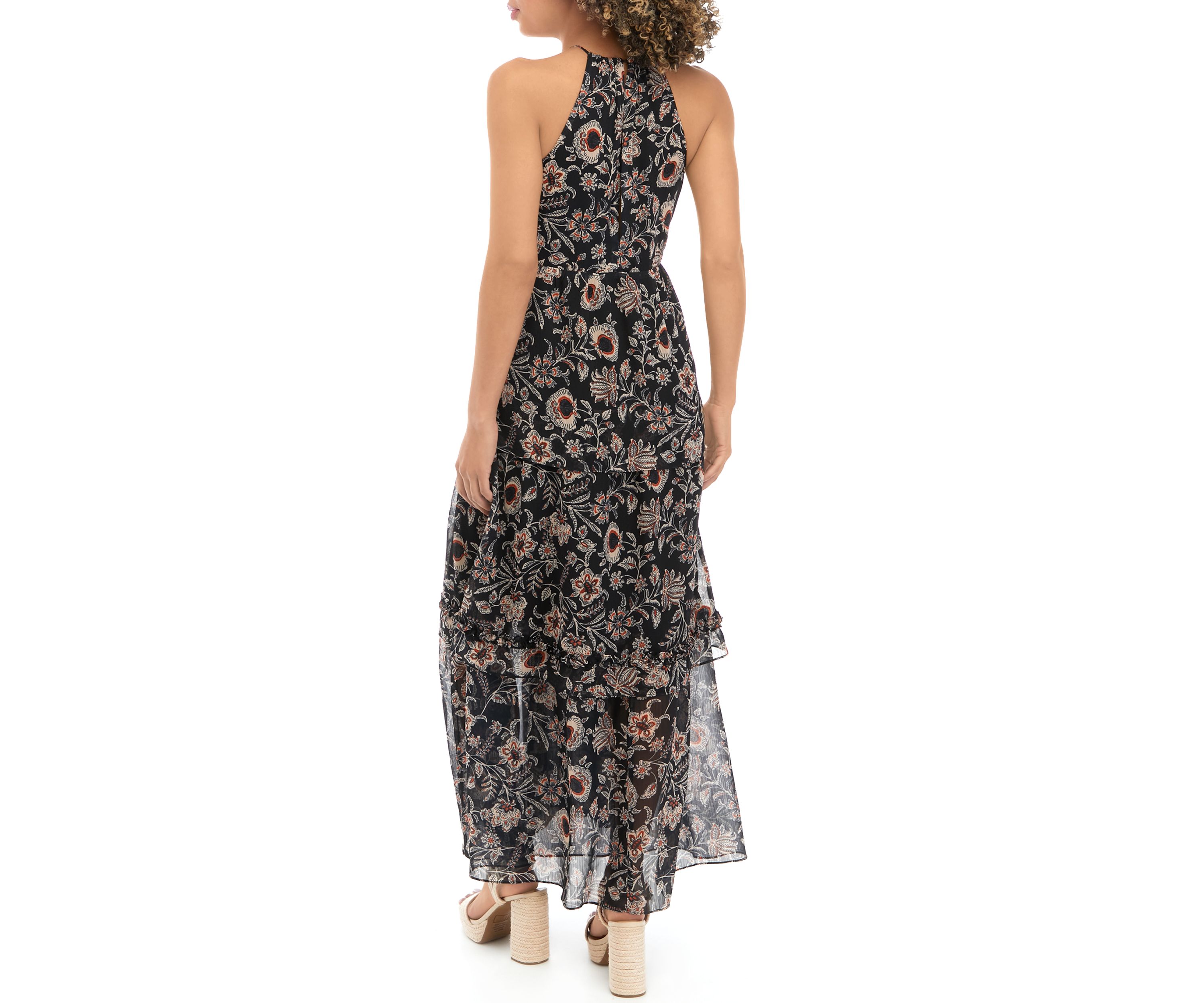 Womens Sleeveless Eclipse of the Heart Maxi Dress