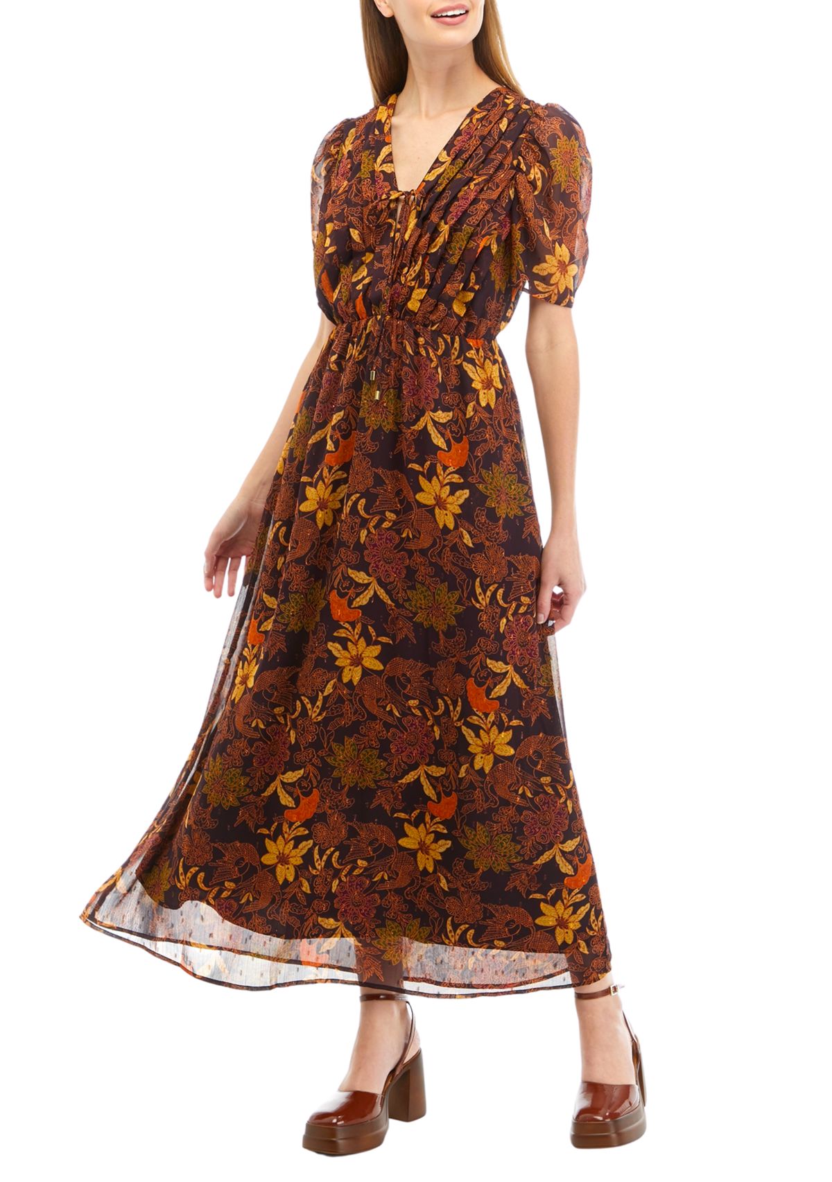 Womens Wild Bergamot Maxi Dress