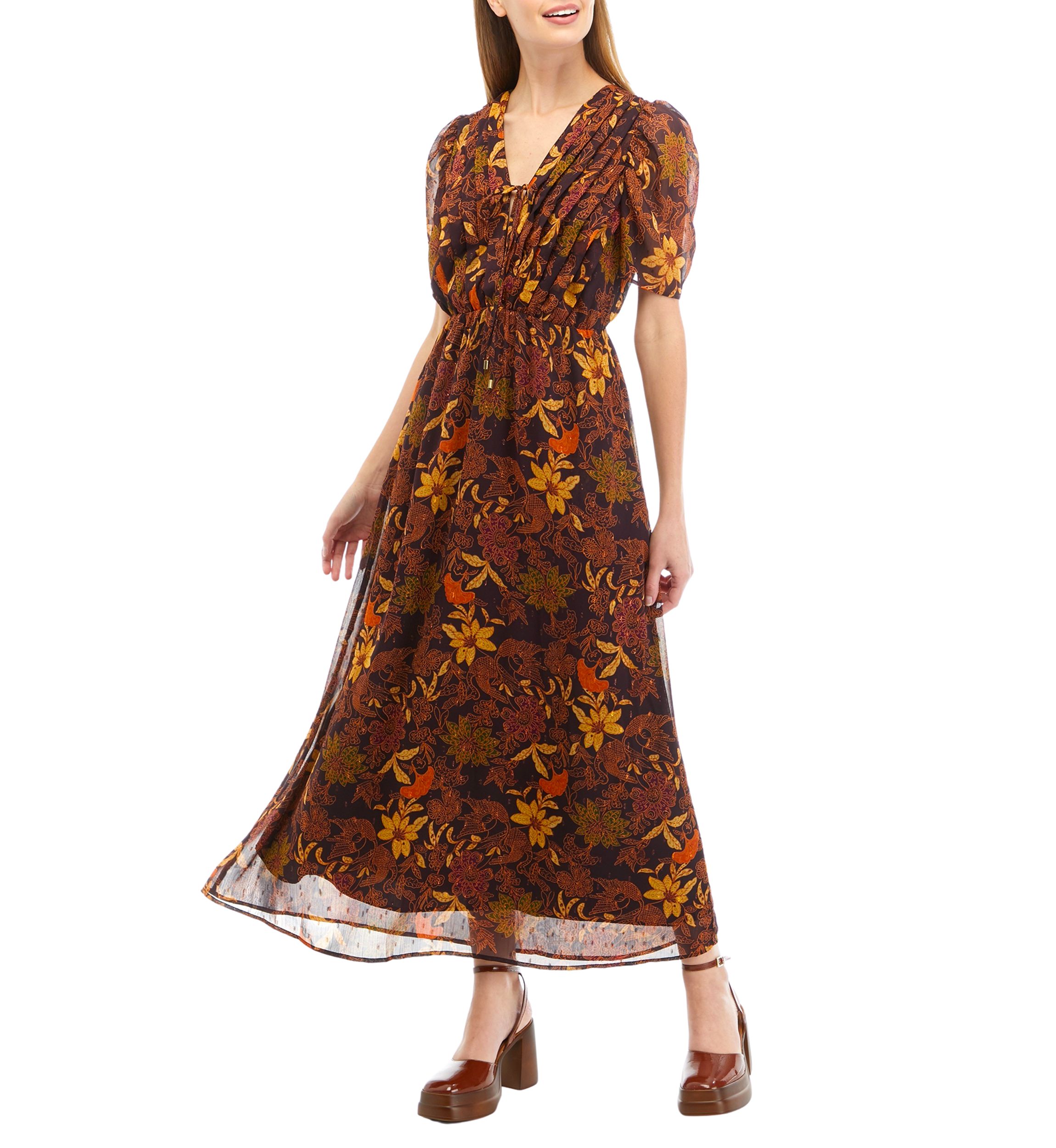 Womens Wild Bergamot Maxi Dress