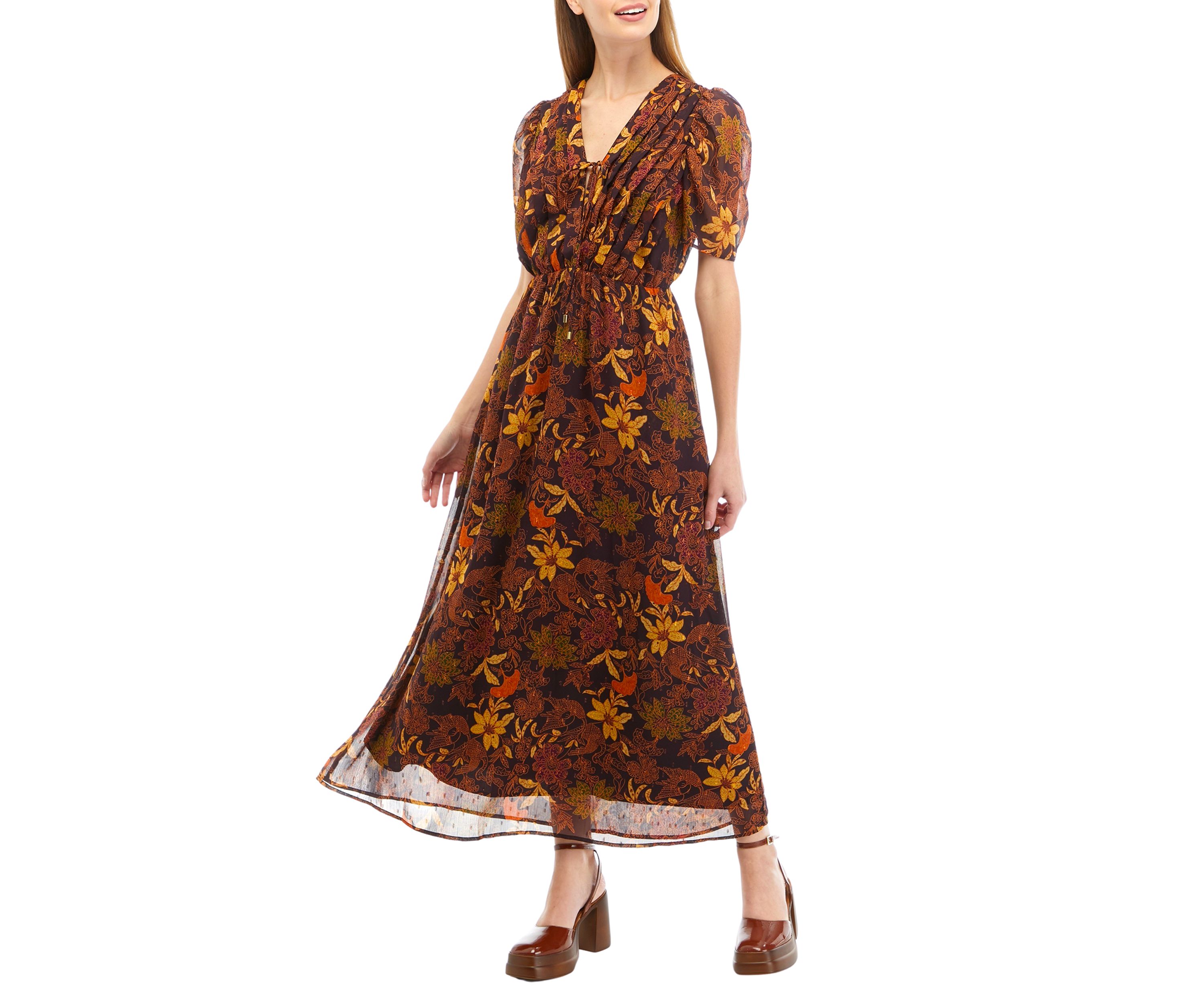 Womens Wild Bergamot Maxi Dress