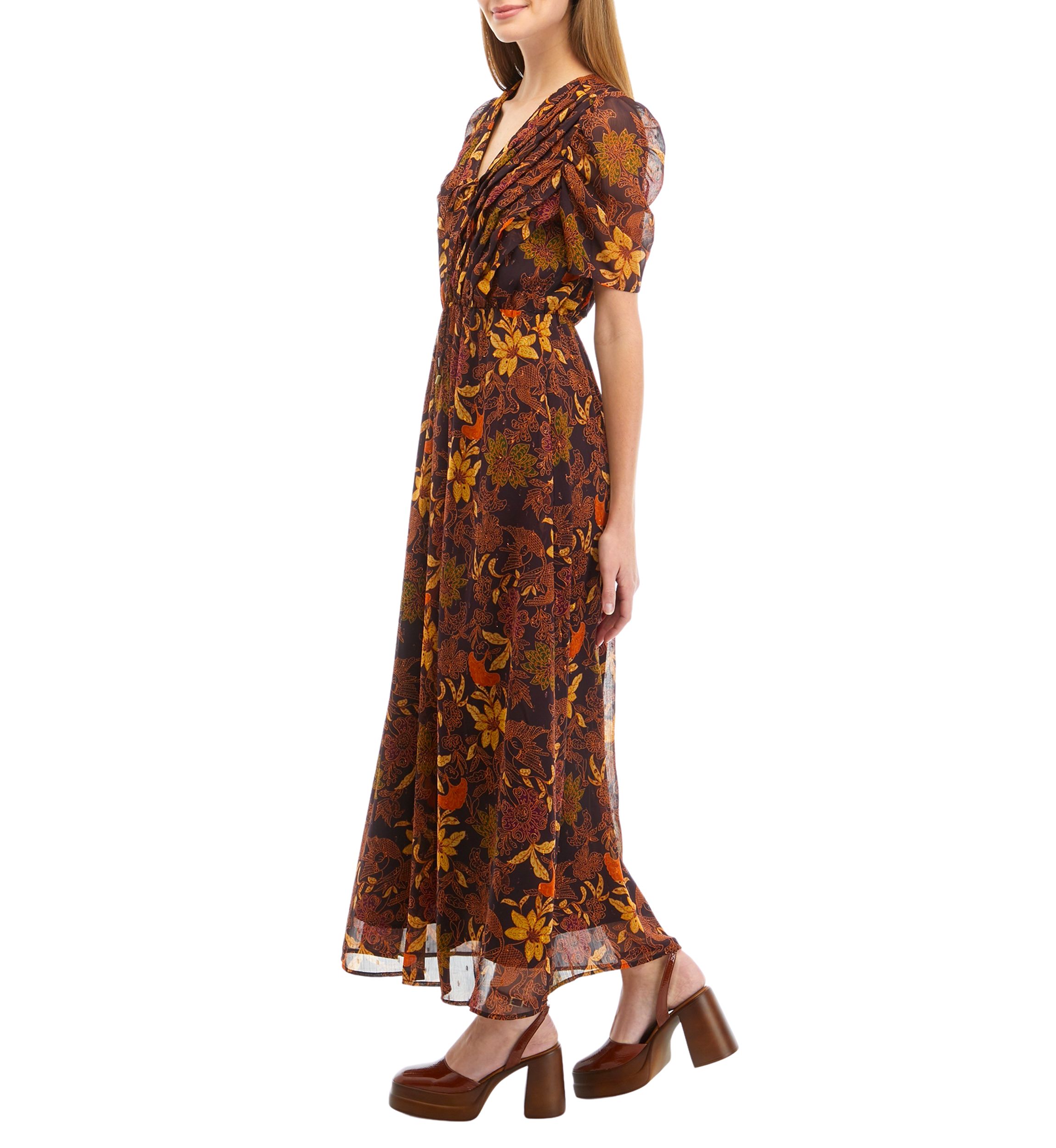 Womens Wild Bergamot Maxi Dress