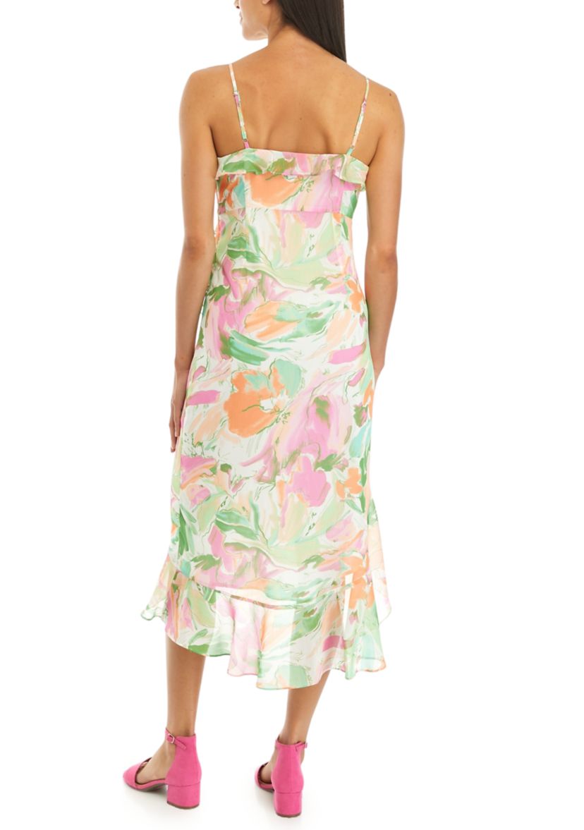 Womens Painterly Love Maxi Dress