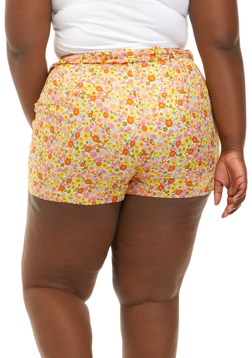 Plus Size Sun Dance Shorts