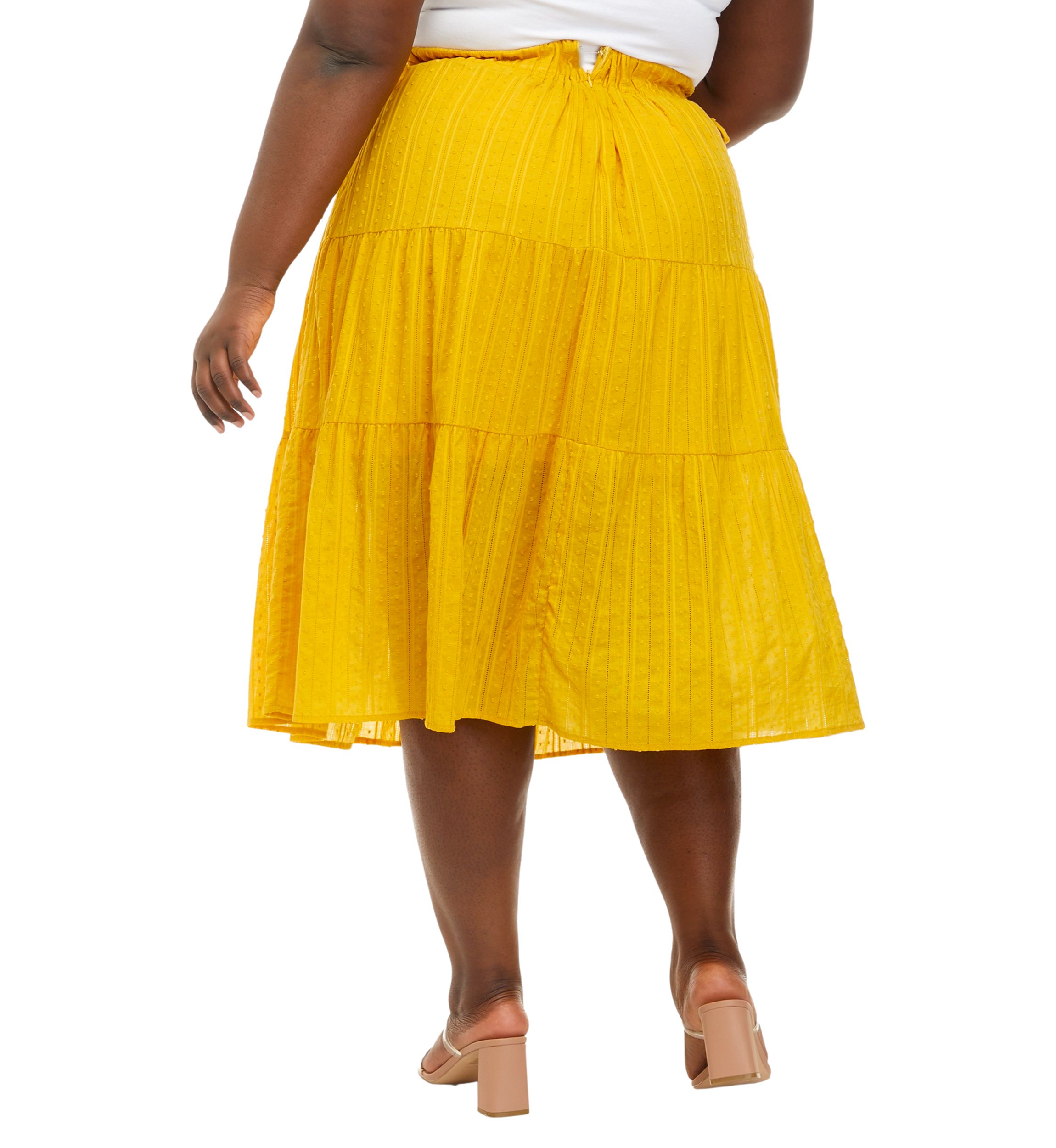 Plus Size Caroline Midi Skirt