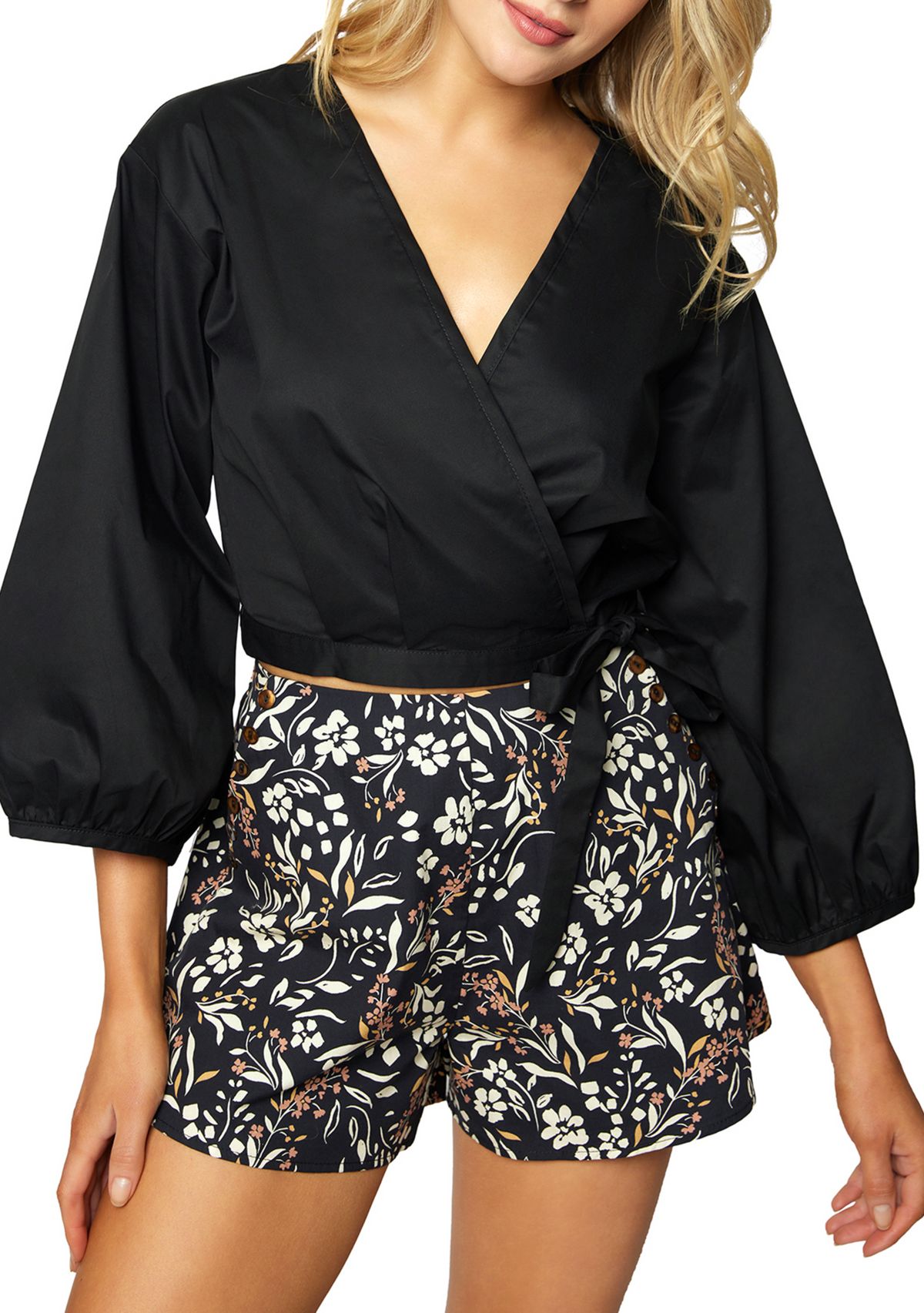 Womens Long Sleeve Before Dawn Wrap Top