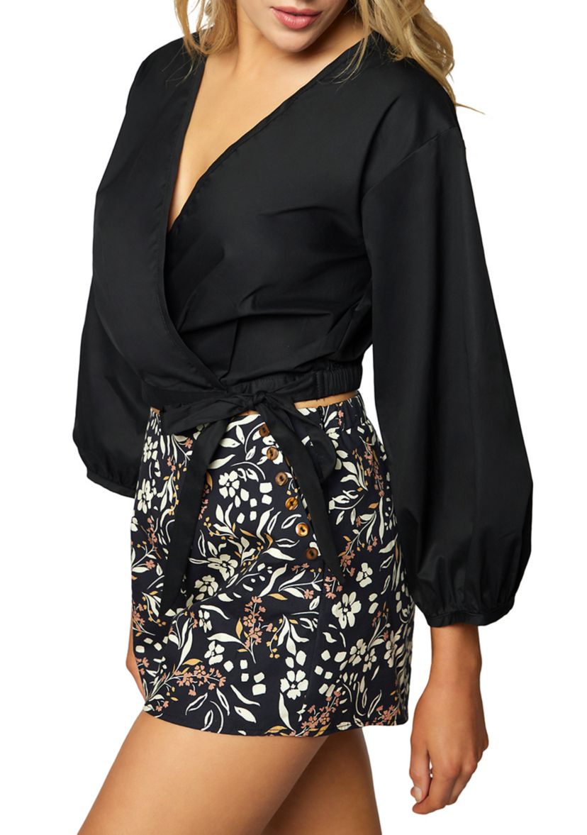 Womens Long Sleeve Before Dawn Wrap Top