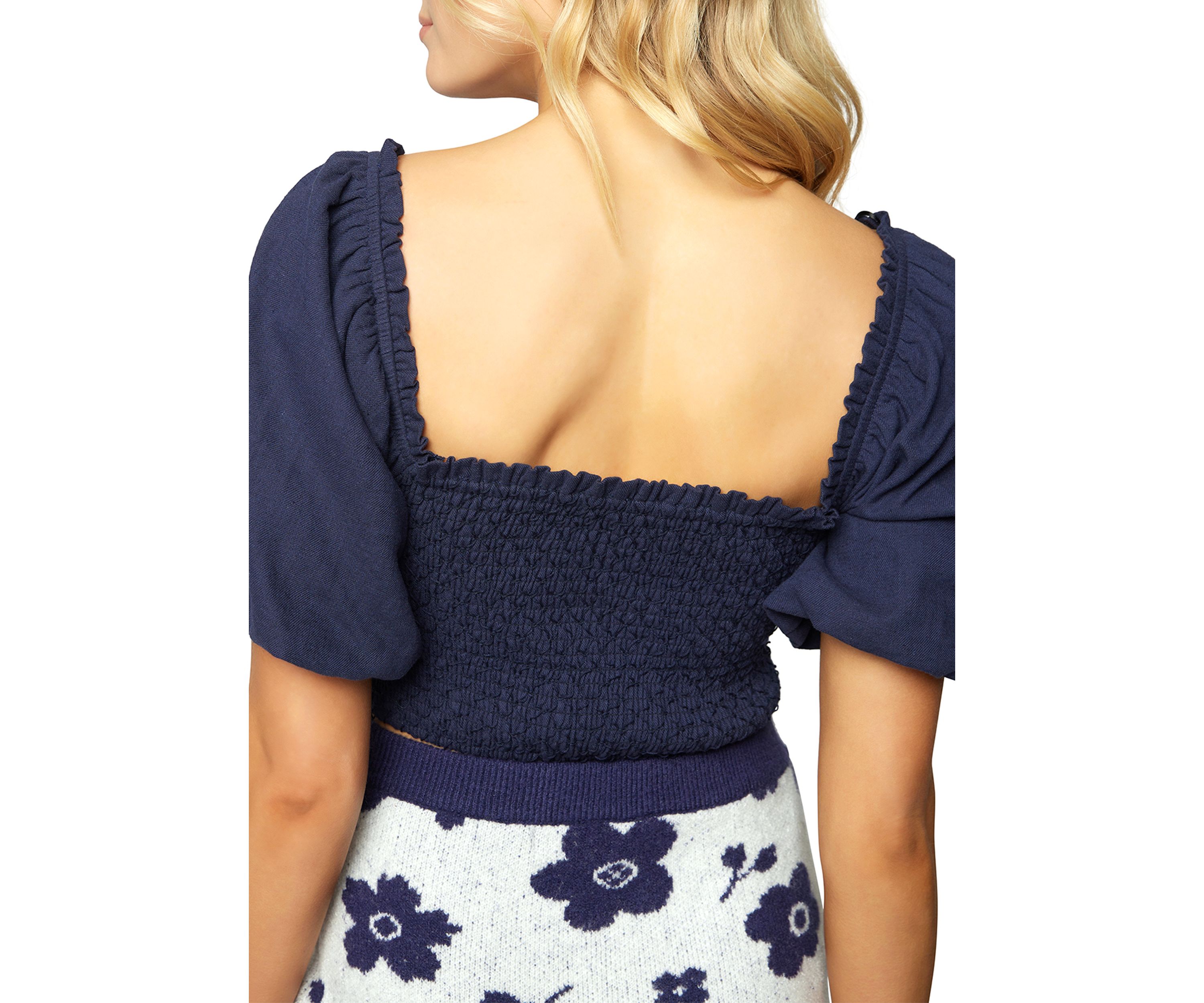 Womens Short Sleeve Midnight Sky Top