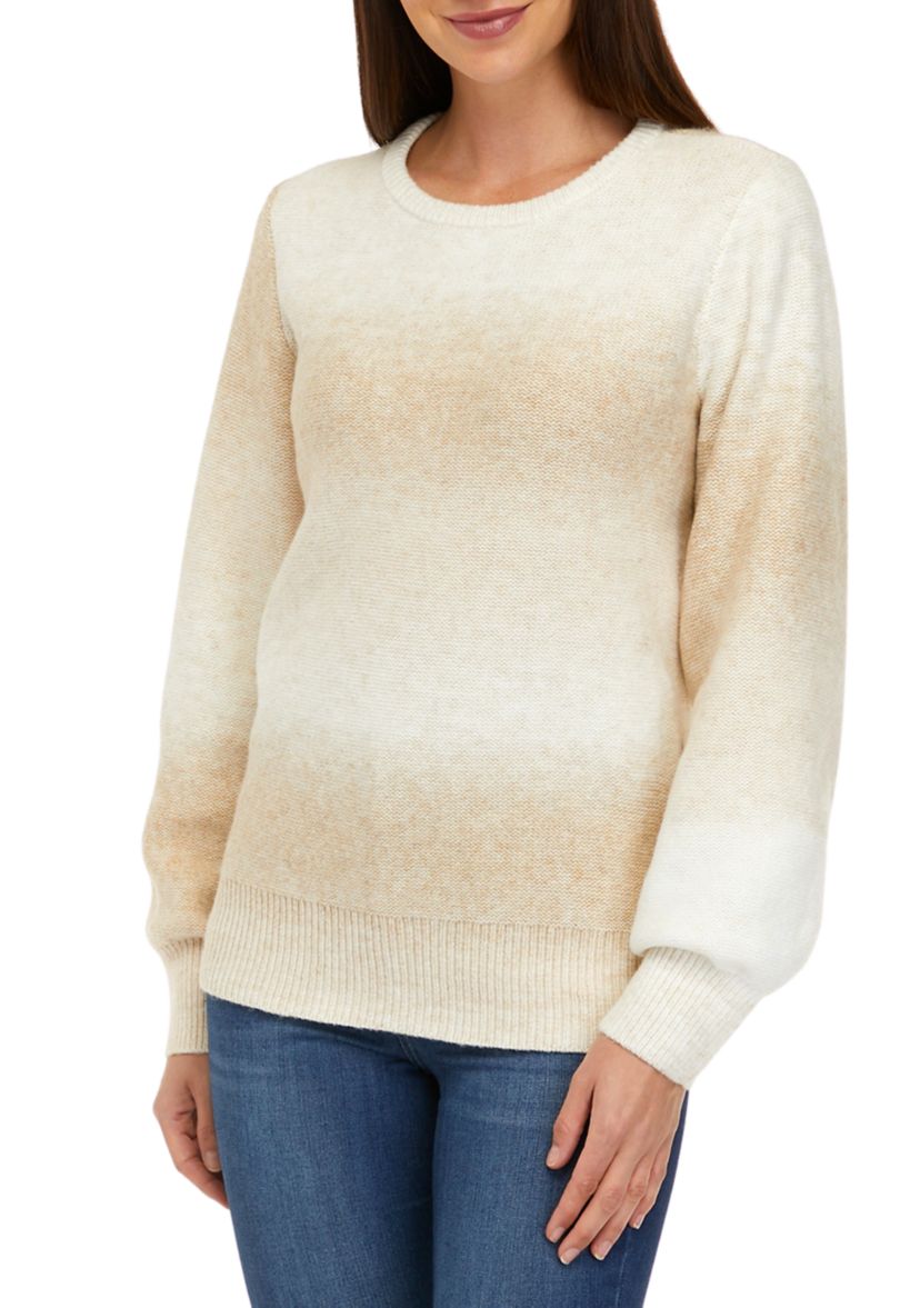 Womens Ombré Pullover Sweater