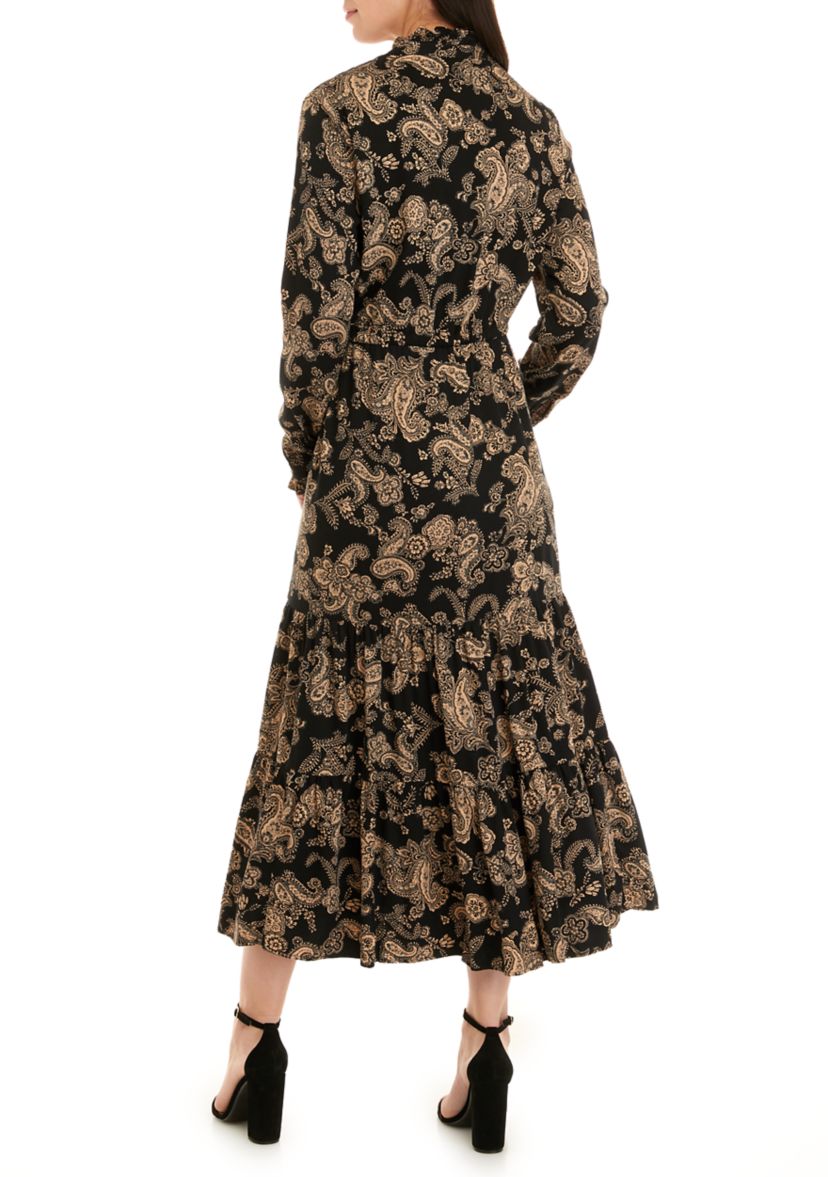 Womens Printed Maxi Dress