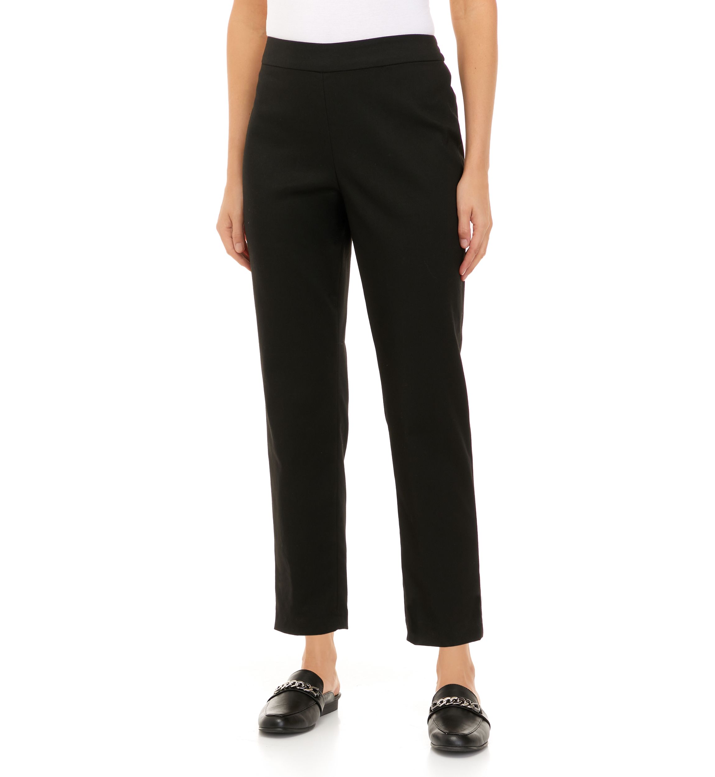 Womens Stretch Twill Solid Pants