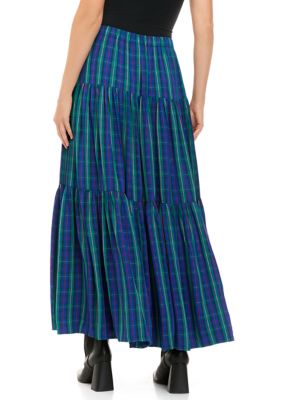 Chaps tiered 2025 maxi skirt