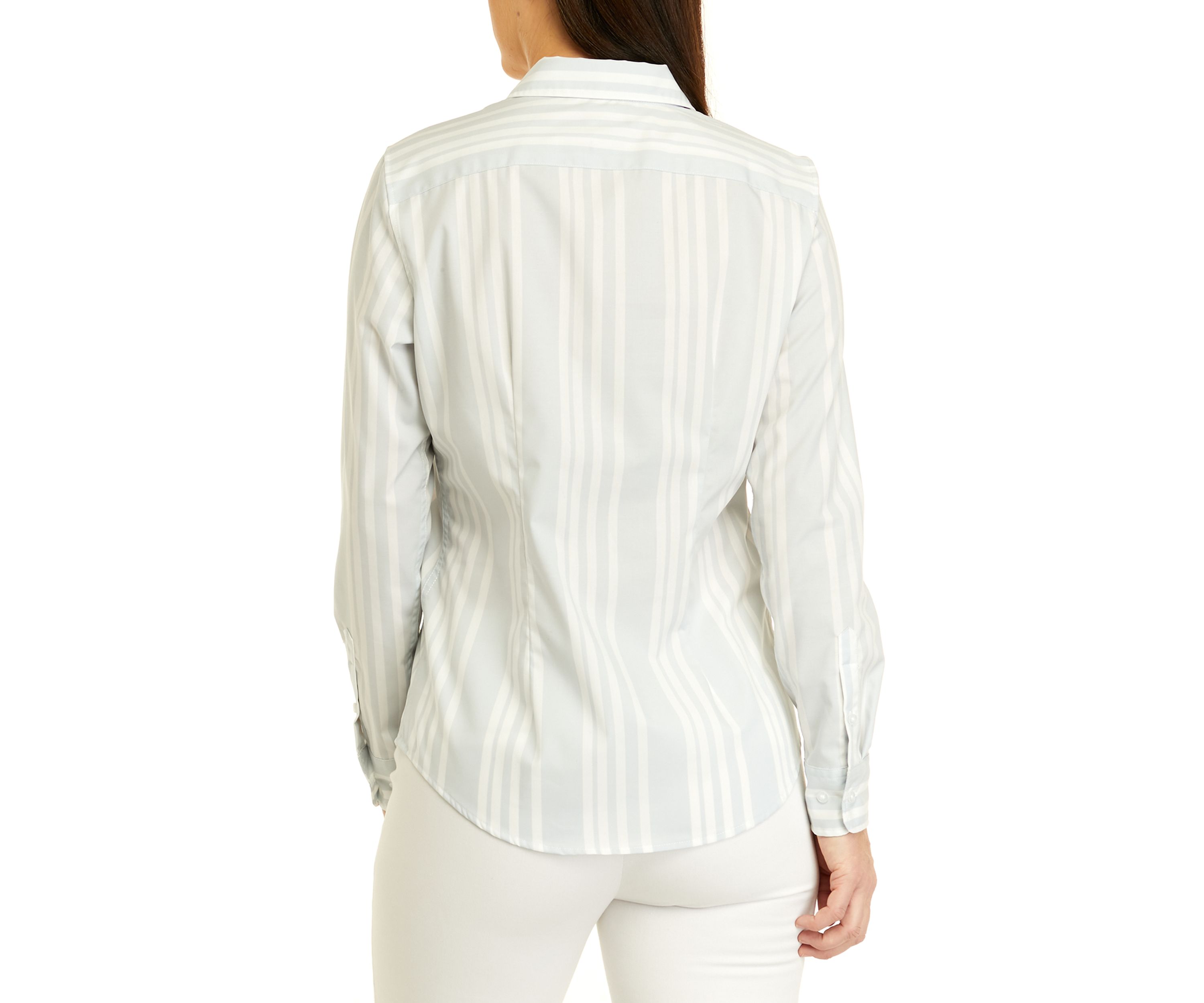 Womens Non Iron Striped Shirt