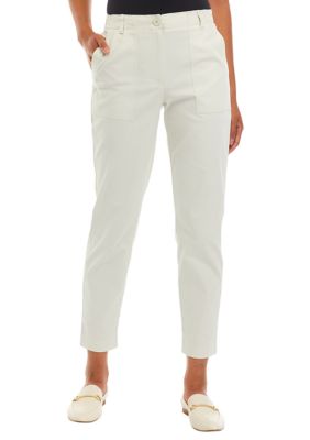 Women's Chaps Straight-Leg Cuffed Capri Pants