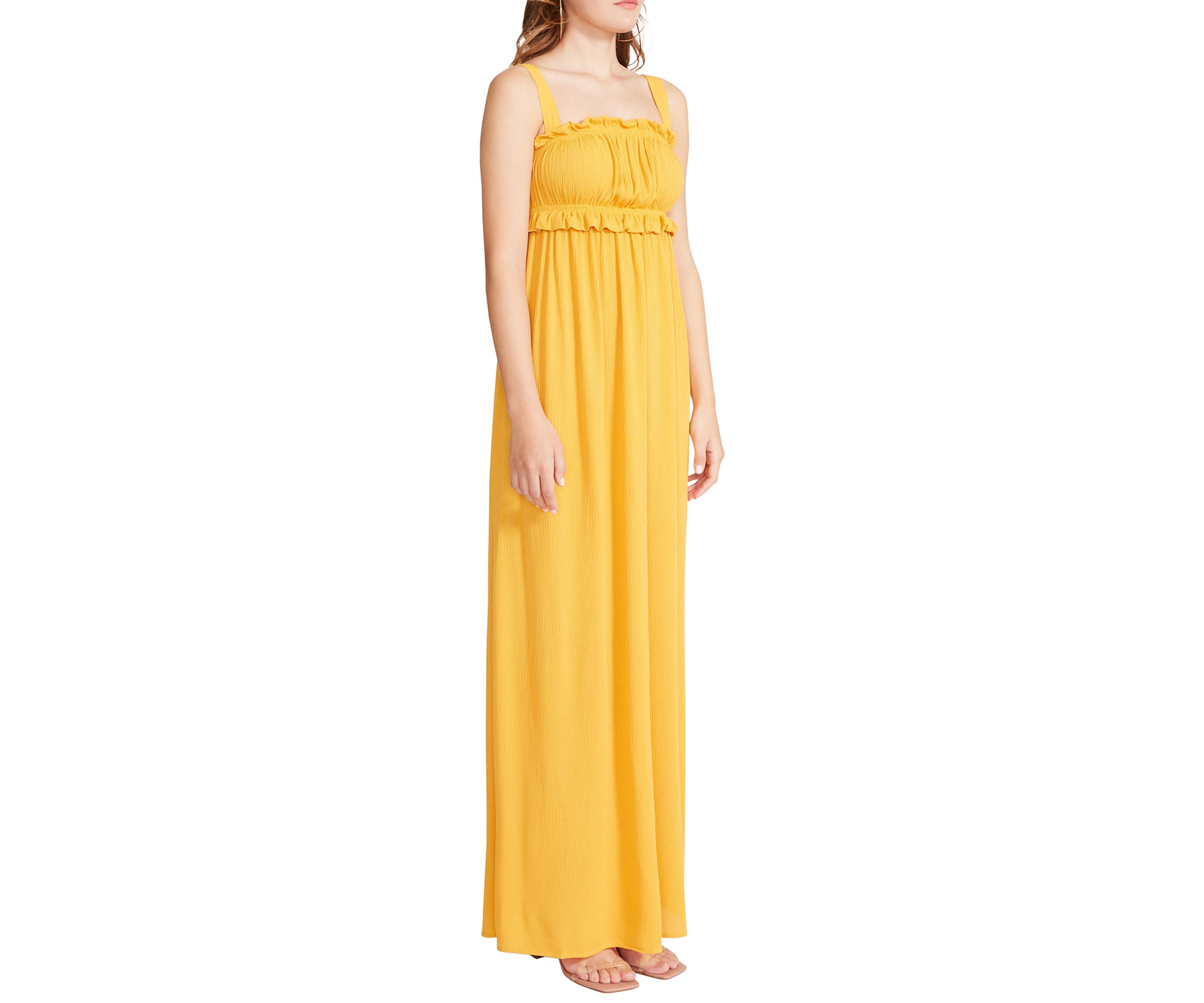 Orange Grooves Dress