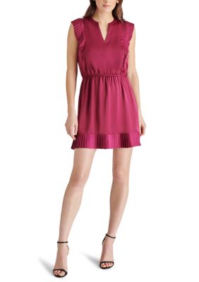 cotton knit polo dresses Deep Sea Print Cotton Knit Short Sleeve Polo Dress 5X / Pink Blue