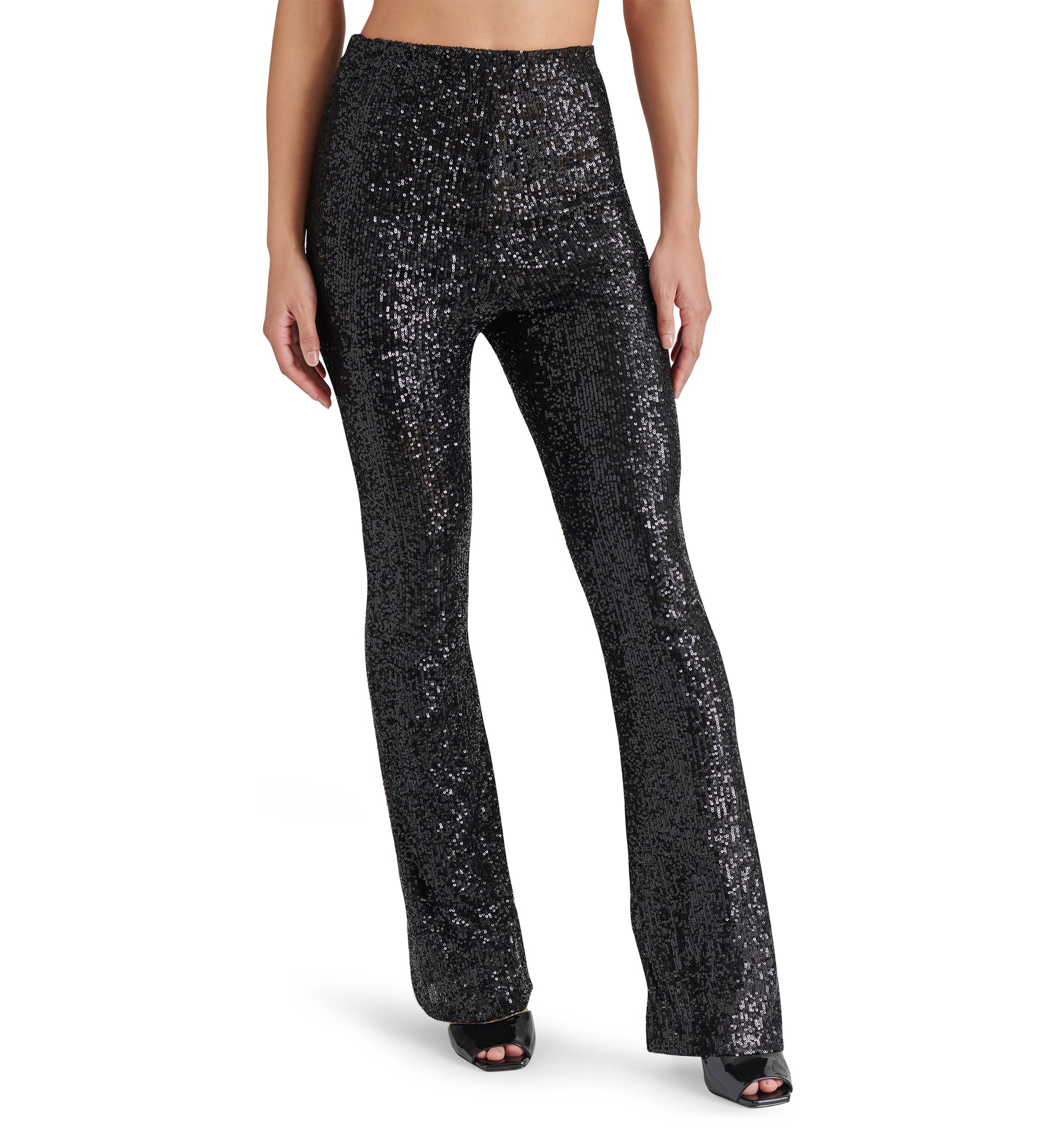Womens Citrine Sequin Pants