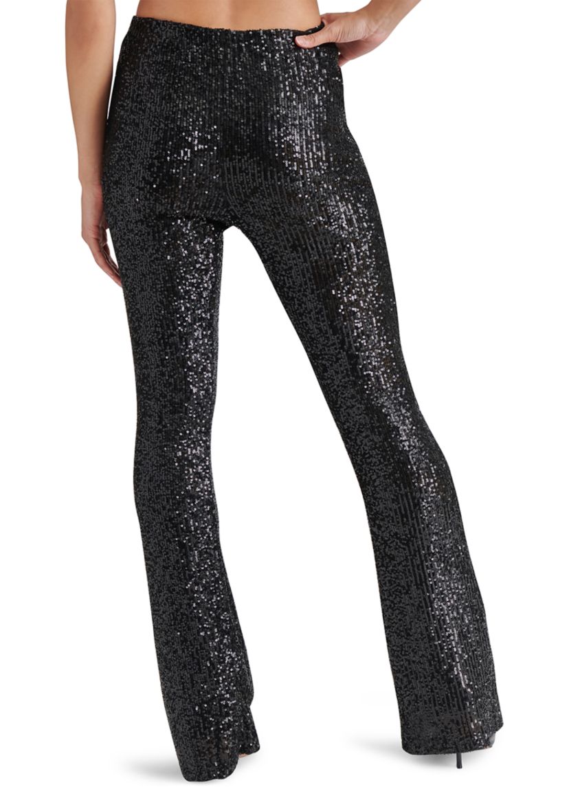 Womens Citrine Sequin Pants