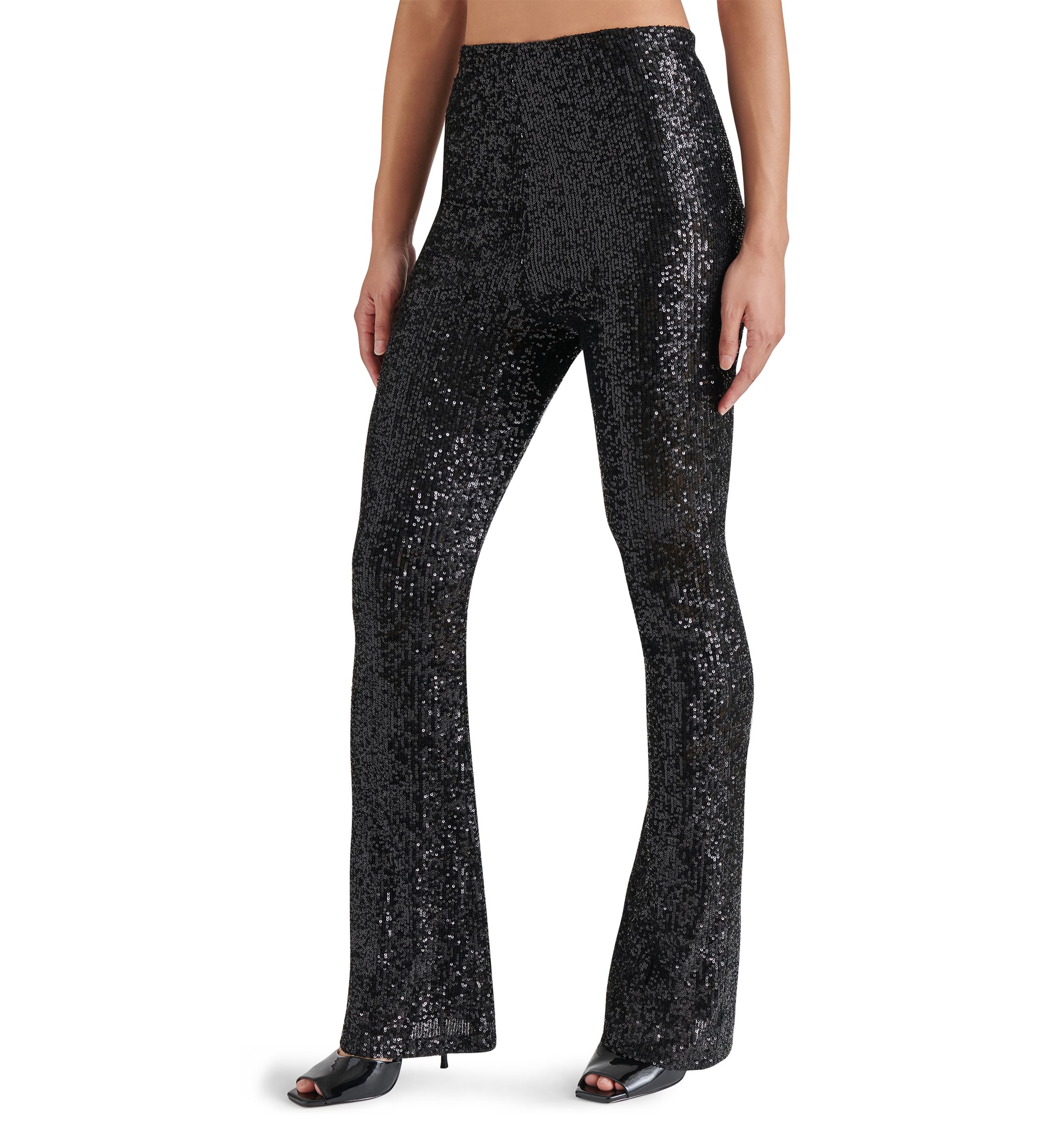 Womens Citrine Sequin Pants
