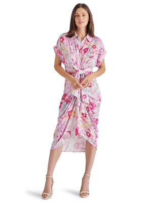 festival mini dress Printed & Sheer Mesh Cowl Neck Size:Child 4-5 Years Women's Clothes Zealot for Velvet Maxi