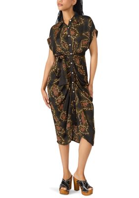 Steve Madden Women's Tori Dress, Brown, 0