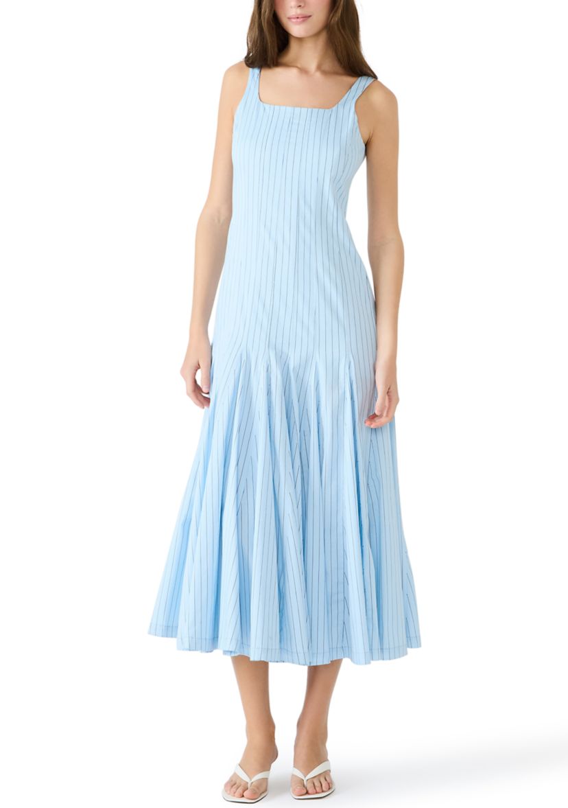 sachin and babi light blue dress Steve Madden Women's Adira Stripe Drop Waist Dress