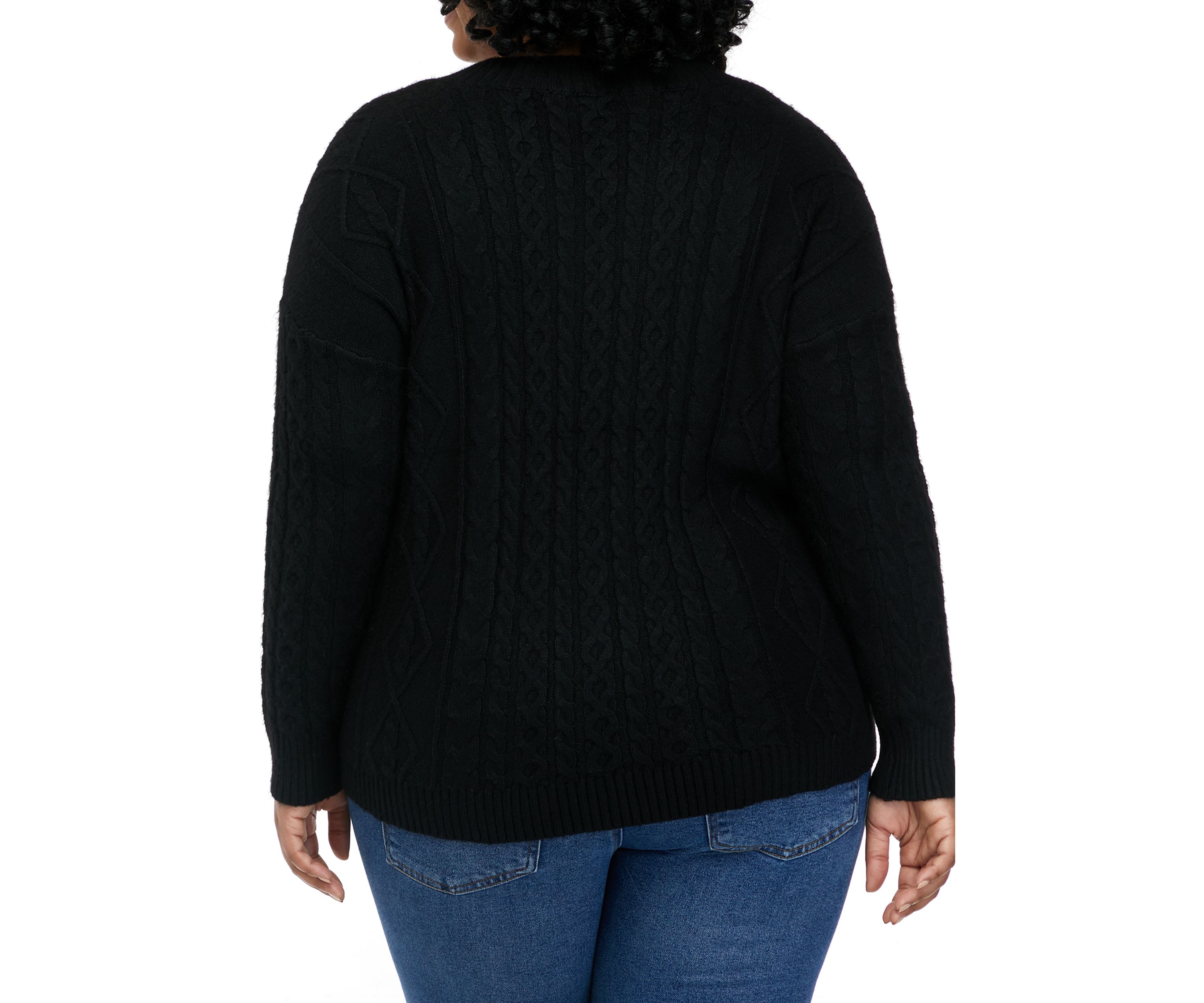 Plus Size V-Neck Sweater