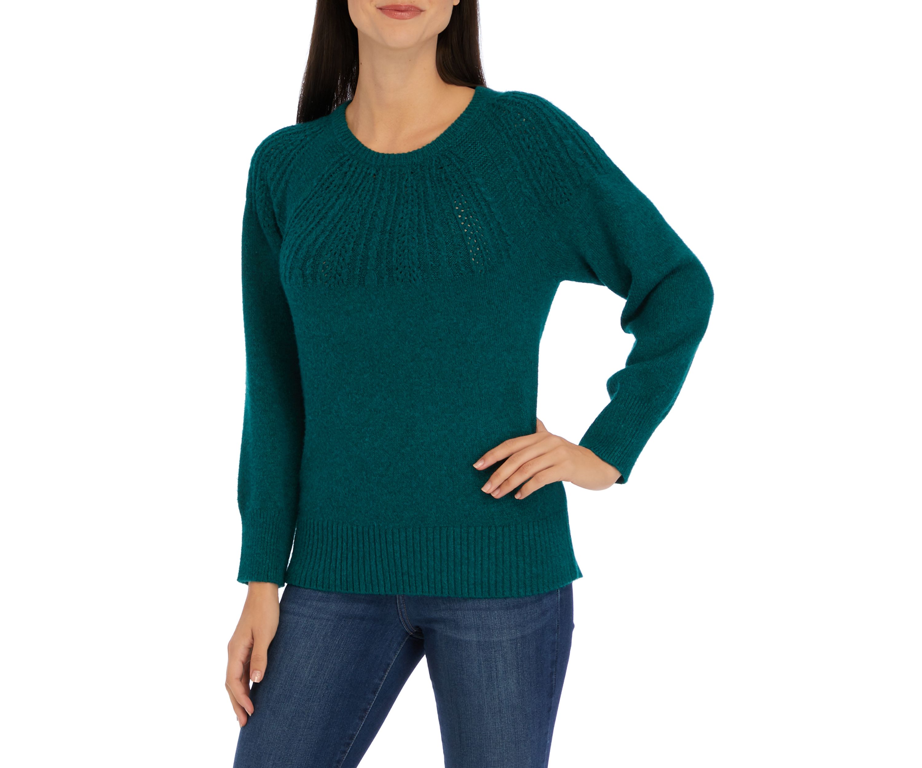 Womens Cable Knit Sweater