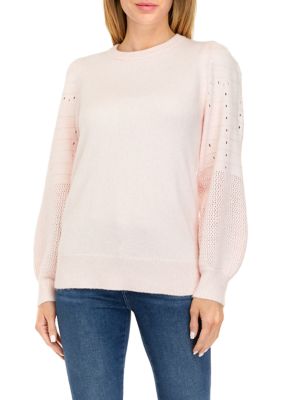 Women's Blouson Sleeve Sweater