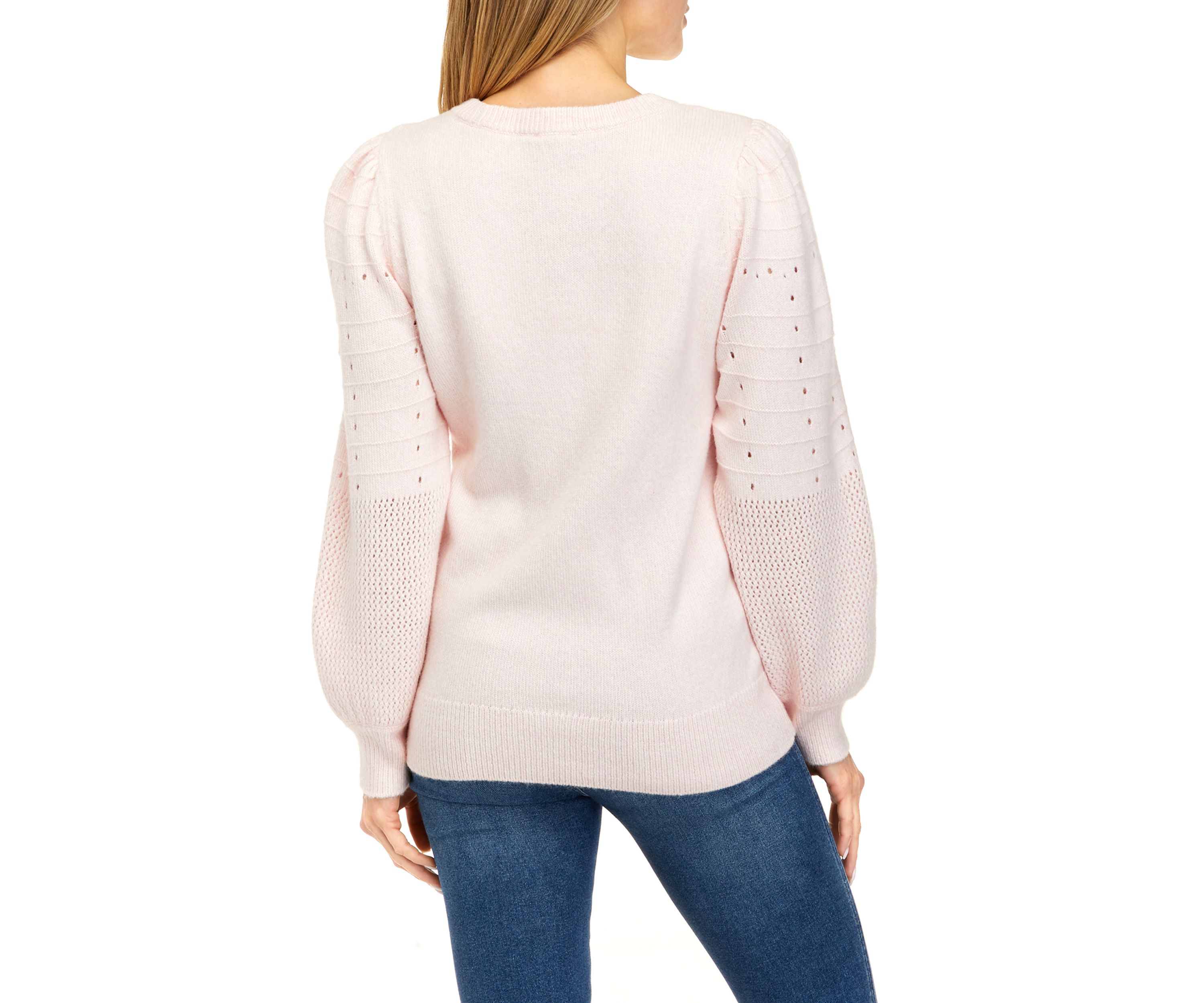 Womens Blouson Sleeve Sweater