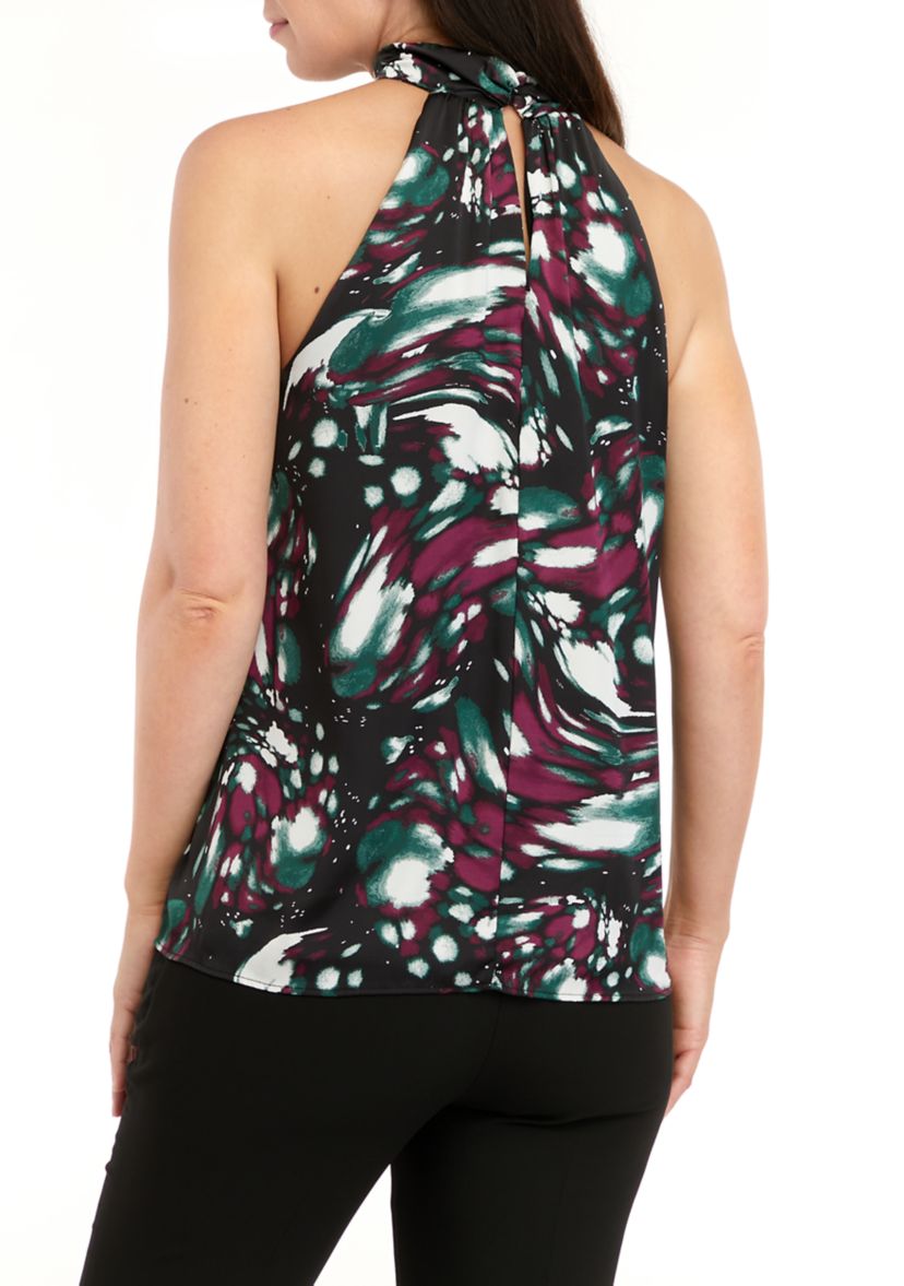 Womens Sleeveless Woven Top