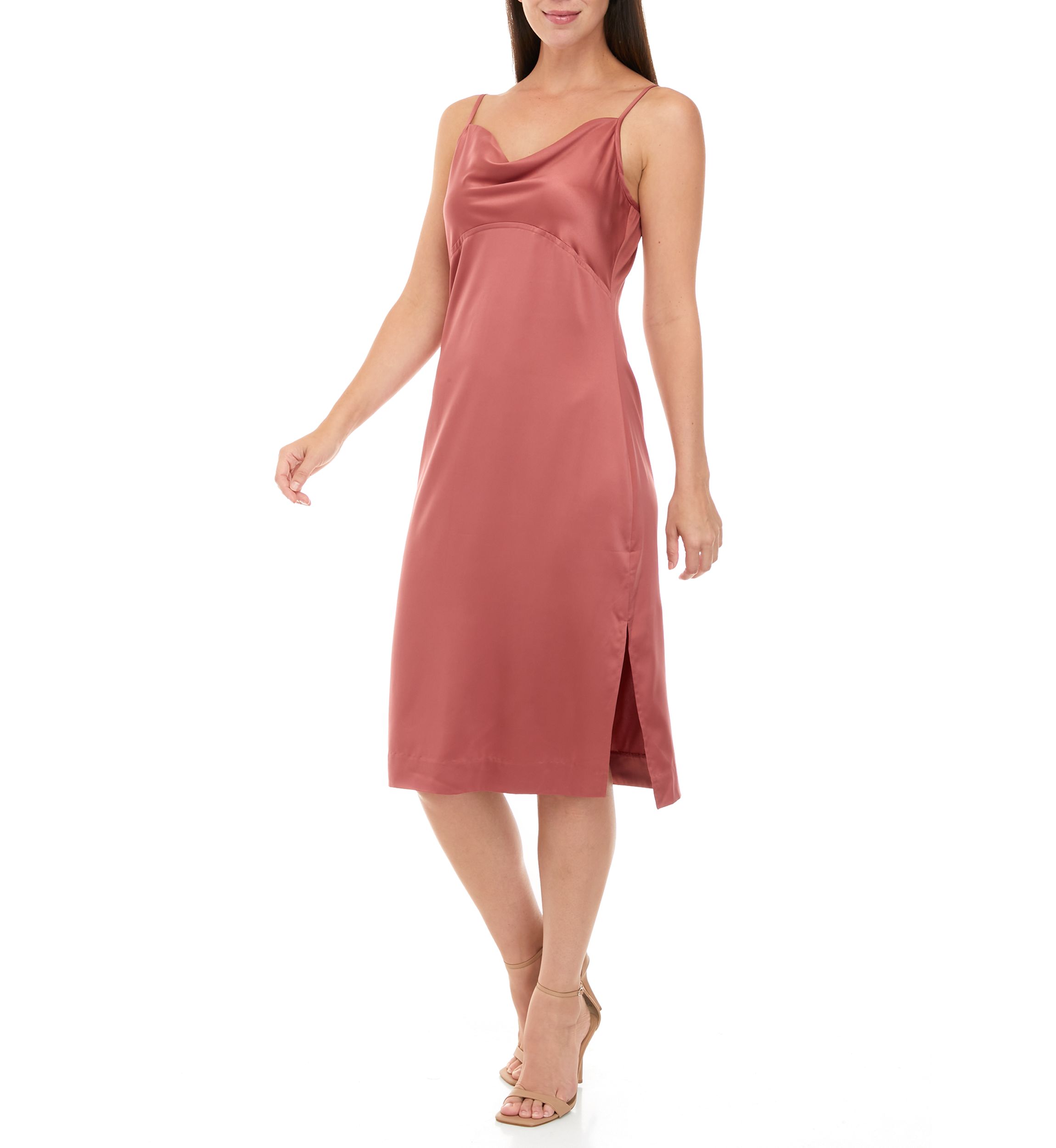Womens Satin Cami Dress