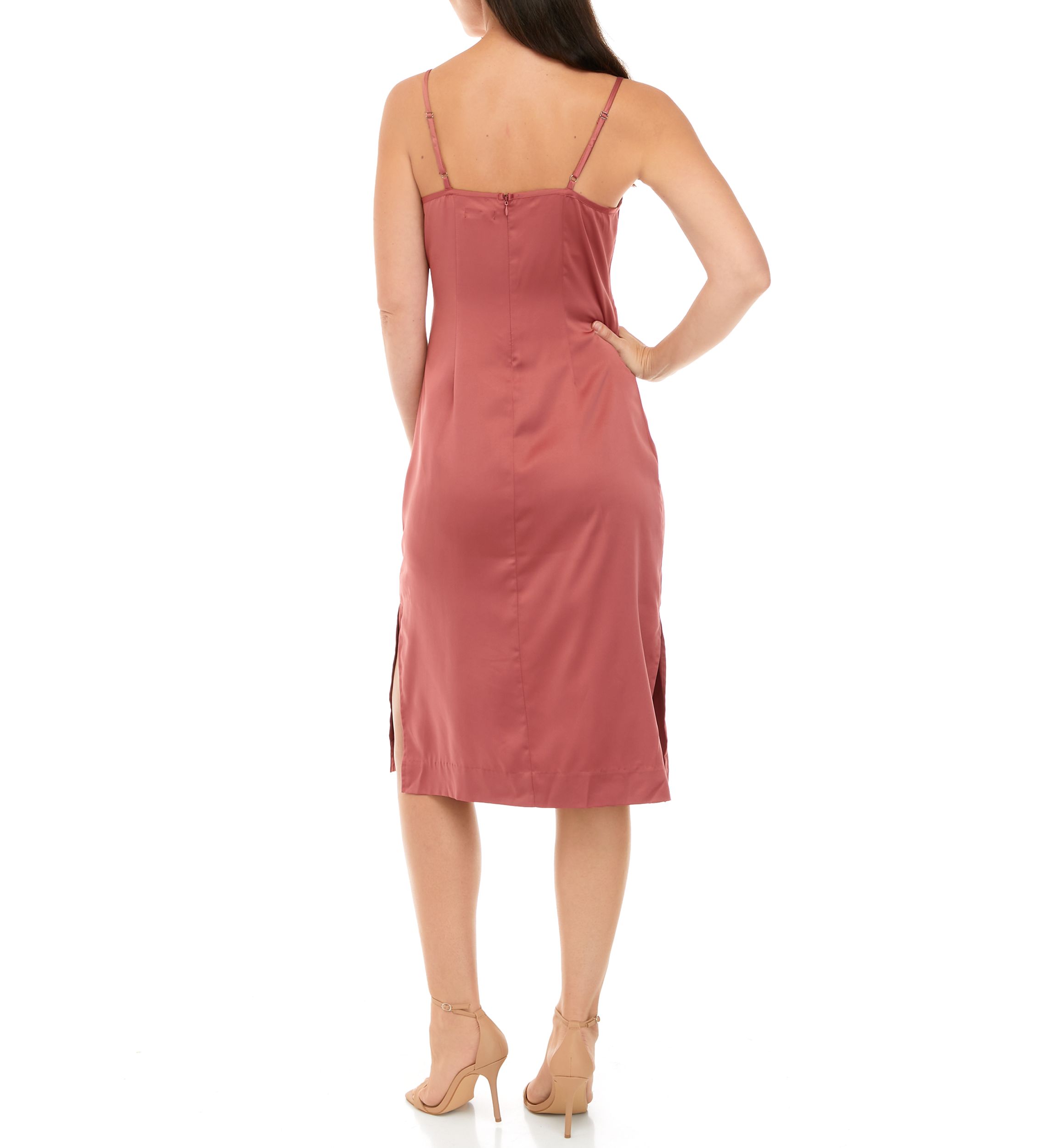 Womens Satin Cami Dress