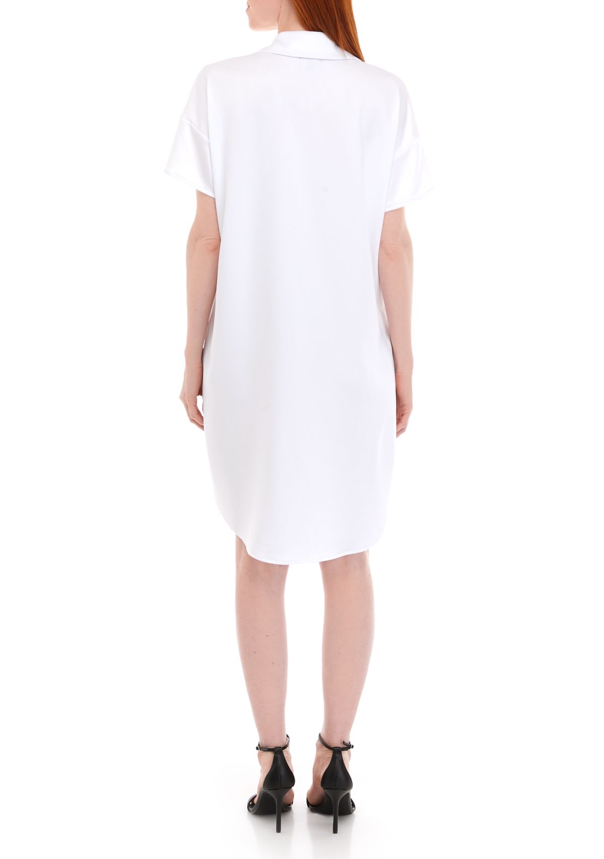 Womens Short Sleeve Popover Dress