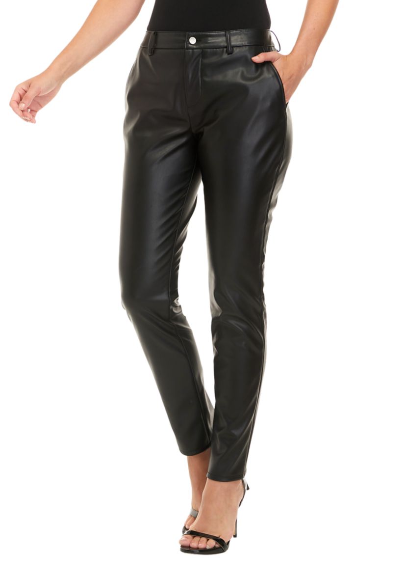 Womens Vegan Leather Pants